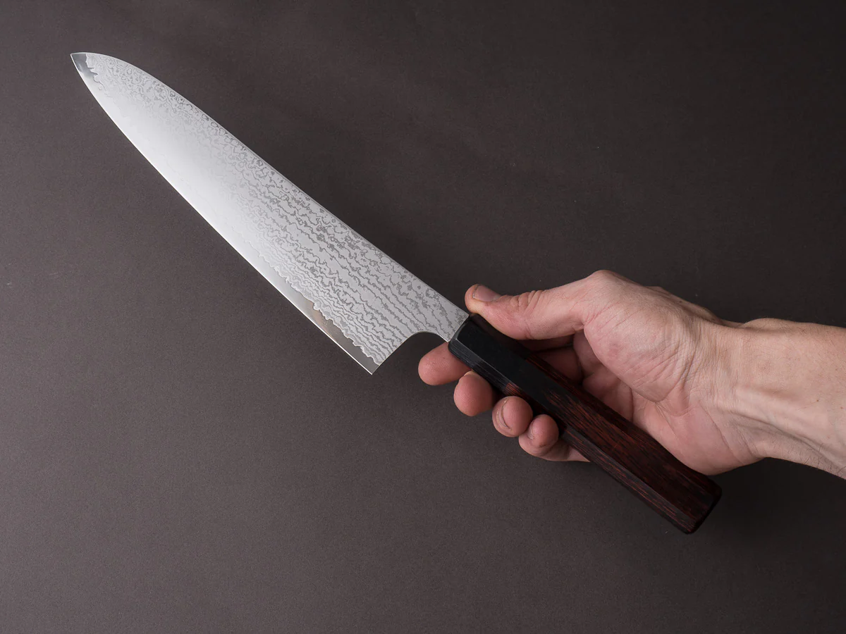 Hitohira - Imojiya TH - VG10 - Damascus - Gyuto - 240mm - Wa Handle - Image 6