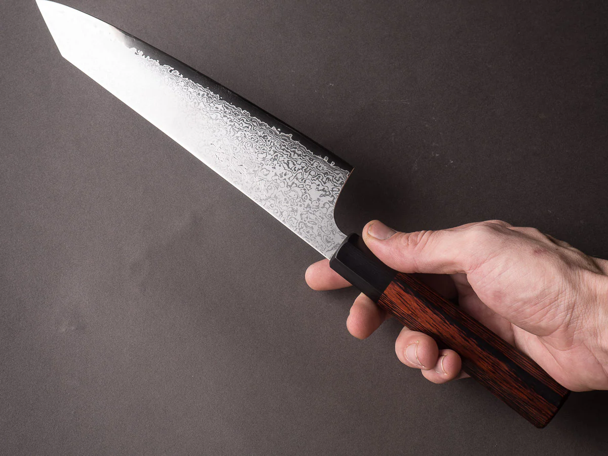 Hitohira - Imojiya TH - VG10 - Damascus - Kiritsuke Gyuto - 240mm - Wa Handle - Image 2