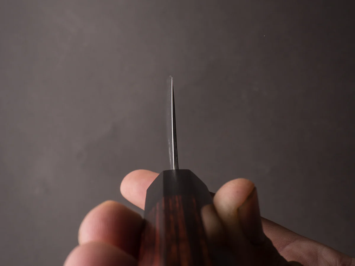 Hitohira - Imojiya TH - VG10 - Damascus - Kiritsuke Gyuto - 240mm - Wa Handle - Image 5