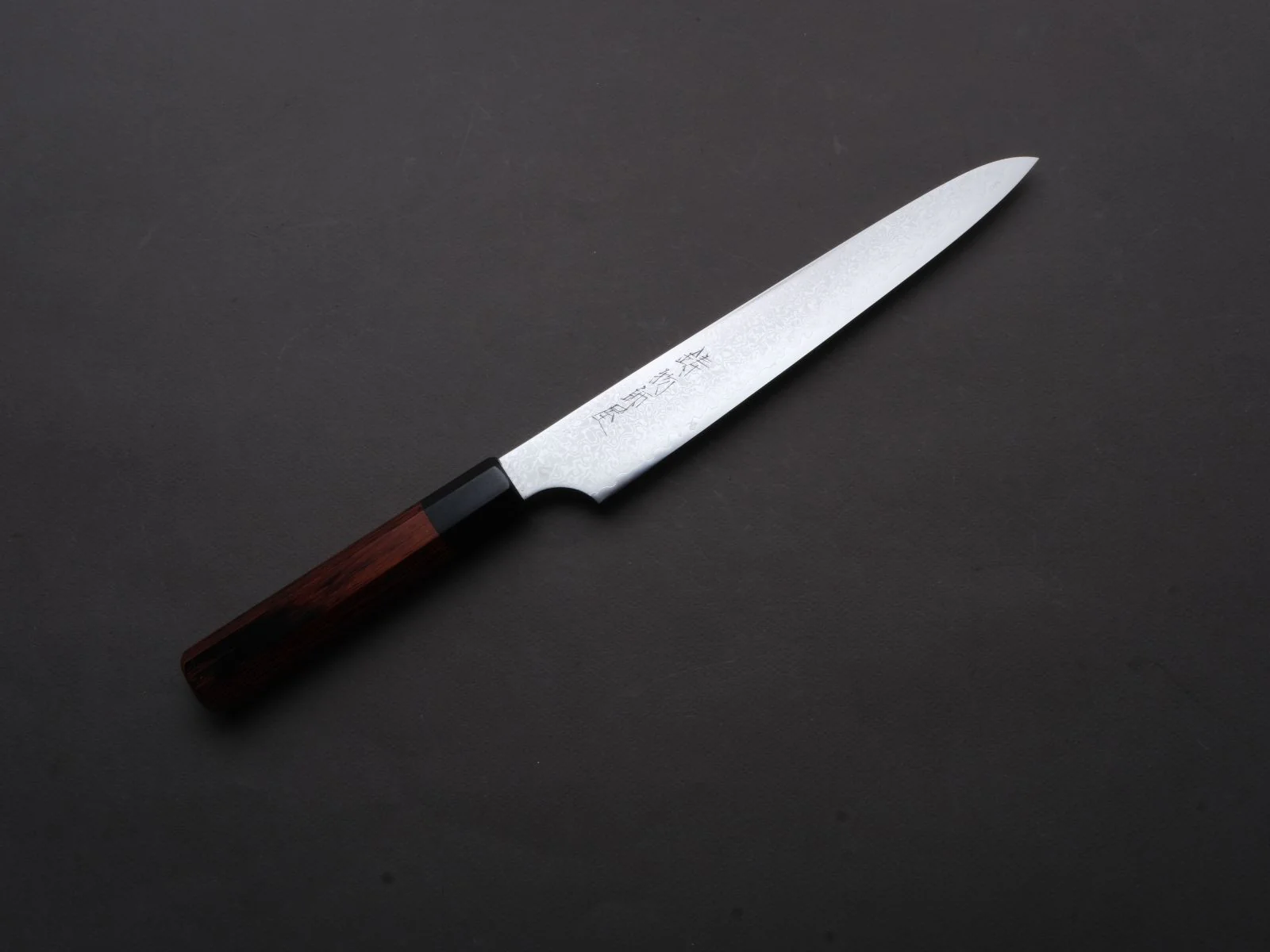 Hitohira - Imojiya TH - Damascus - Sujihiki - 240mm - Red Pakka Handle