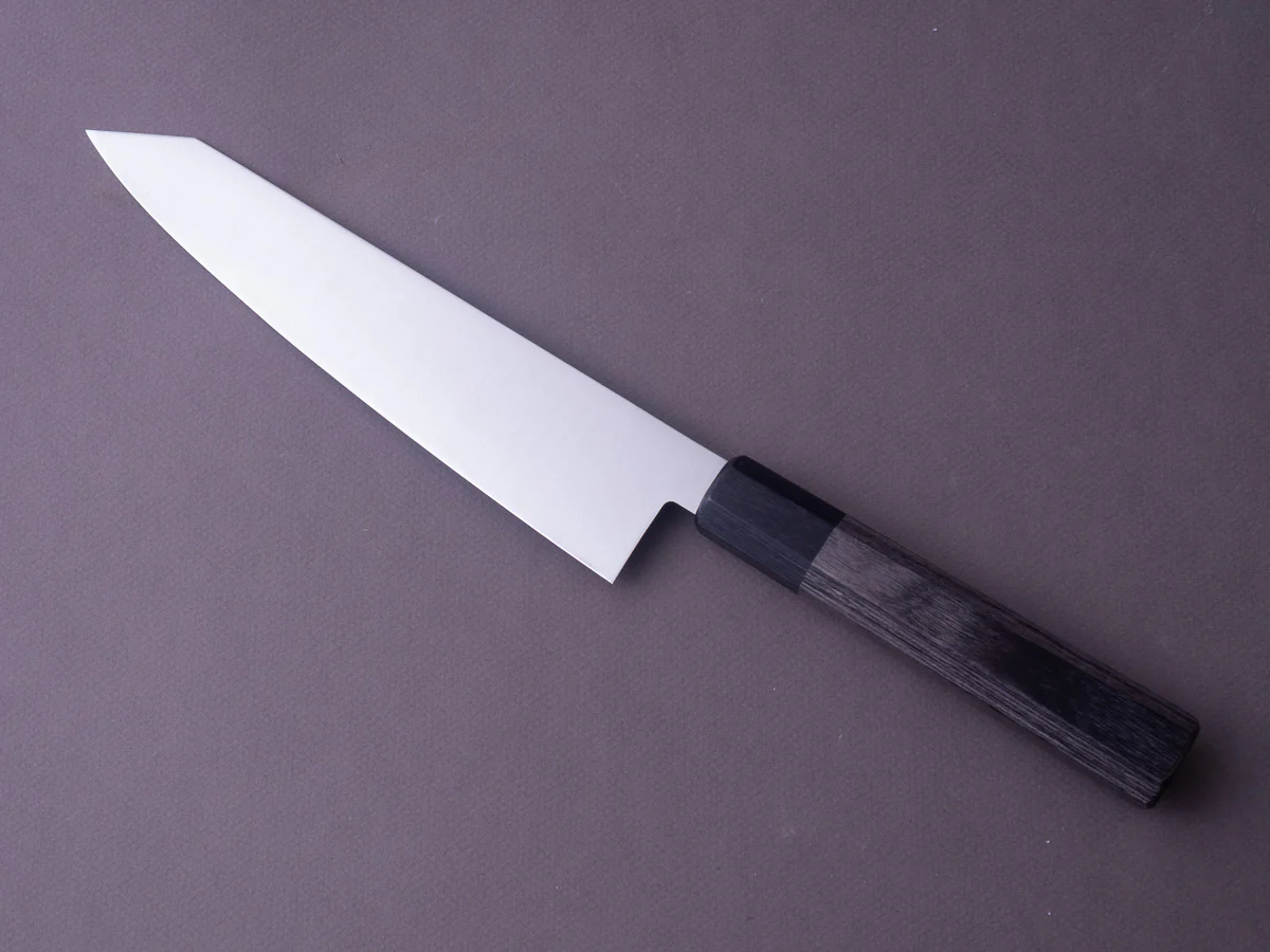Hitohira - Imojiya - TH - 210mm Kiritsuke Gyuto - Pakka Handle - Image 6