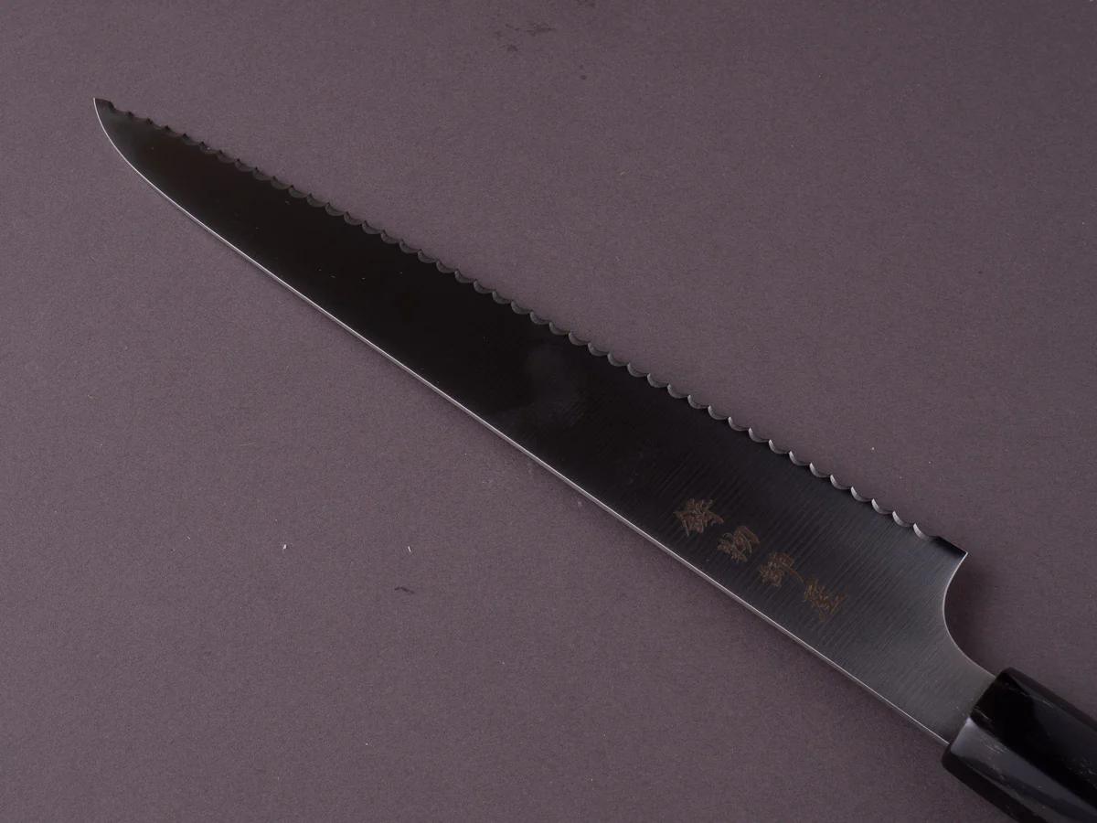 Hitohira - Imojiya TH - Stainless - 240mm - Bread Knife - Magnolia Handle - Image 4