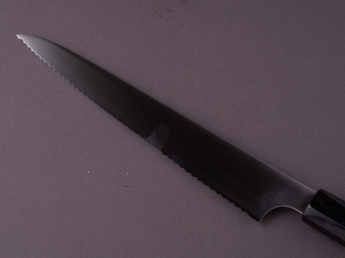 Hitohira - Imojiya TH - Stainless - 240mm - Bread Knife - Magnolia Handle - Image 5