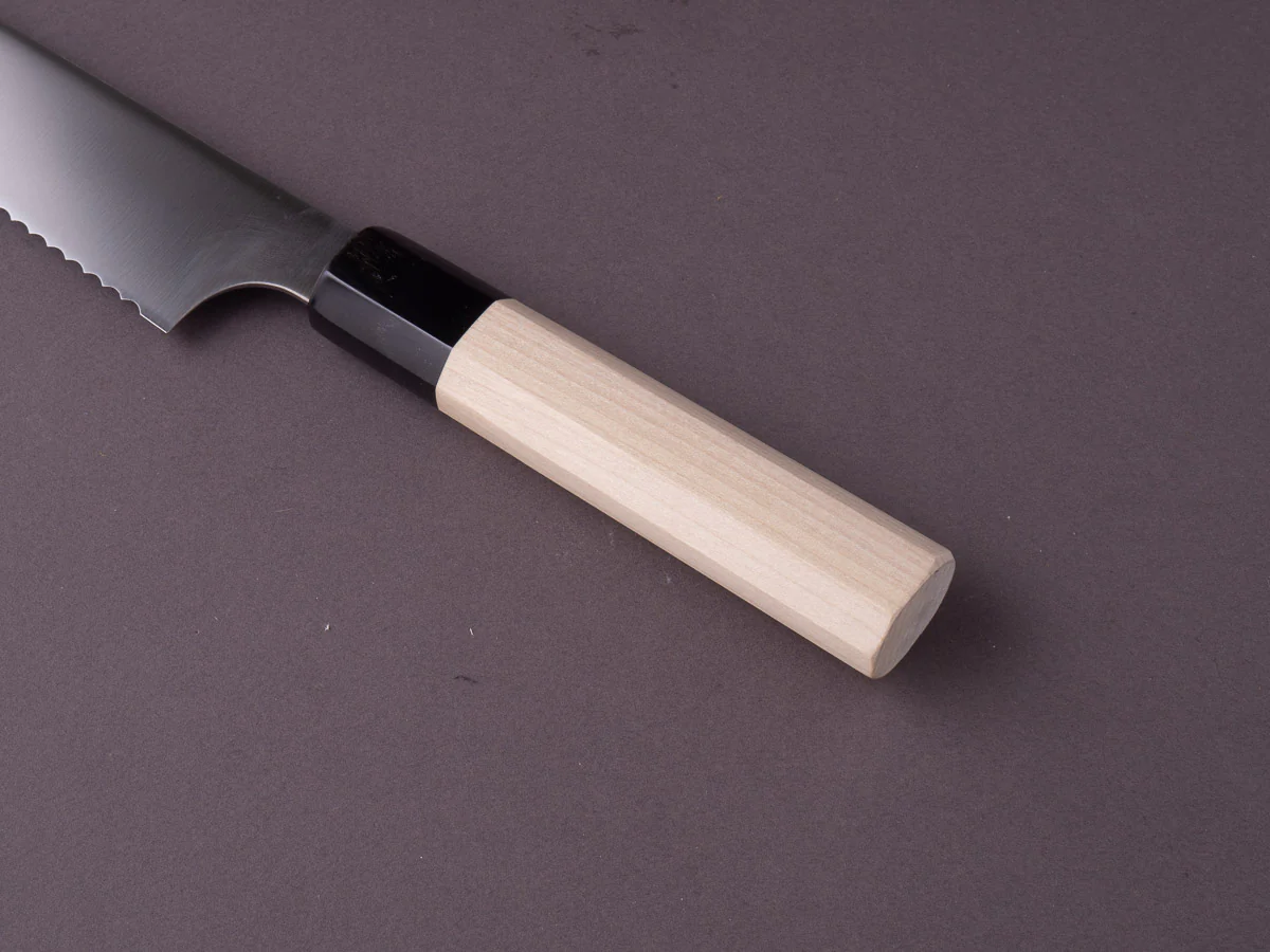 Hitohira - Imojiya TH - Stainless - 240mm - Bread Knife - Magnolia Handle - Image 6