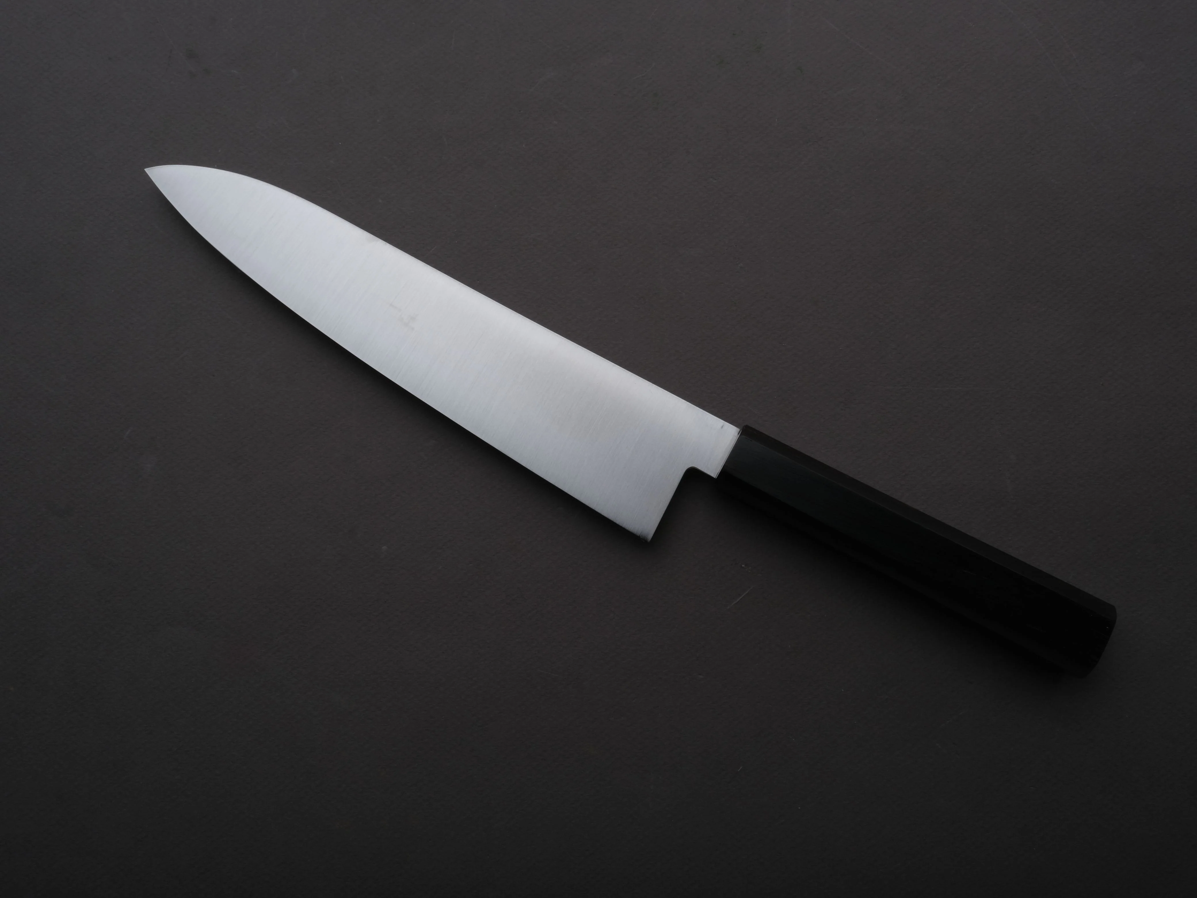 Hitohira - Imojiya - TH - Stainless - Gyuto - 210mm - Ebony Handle - Image 2