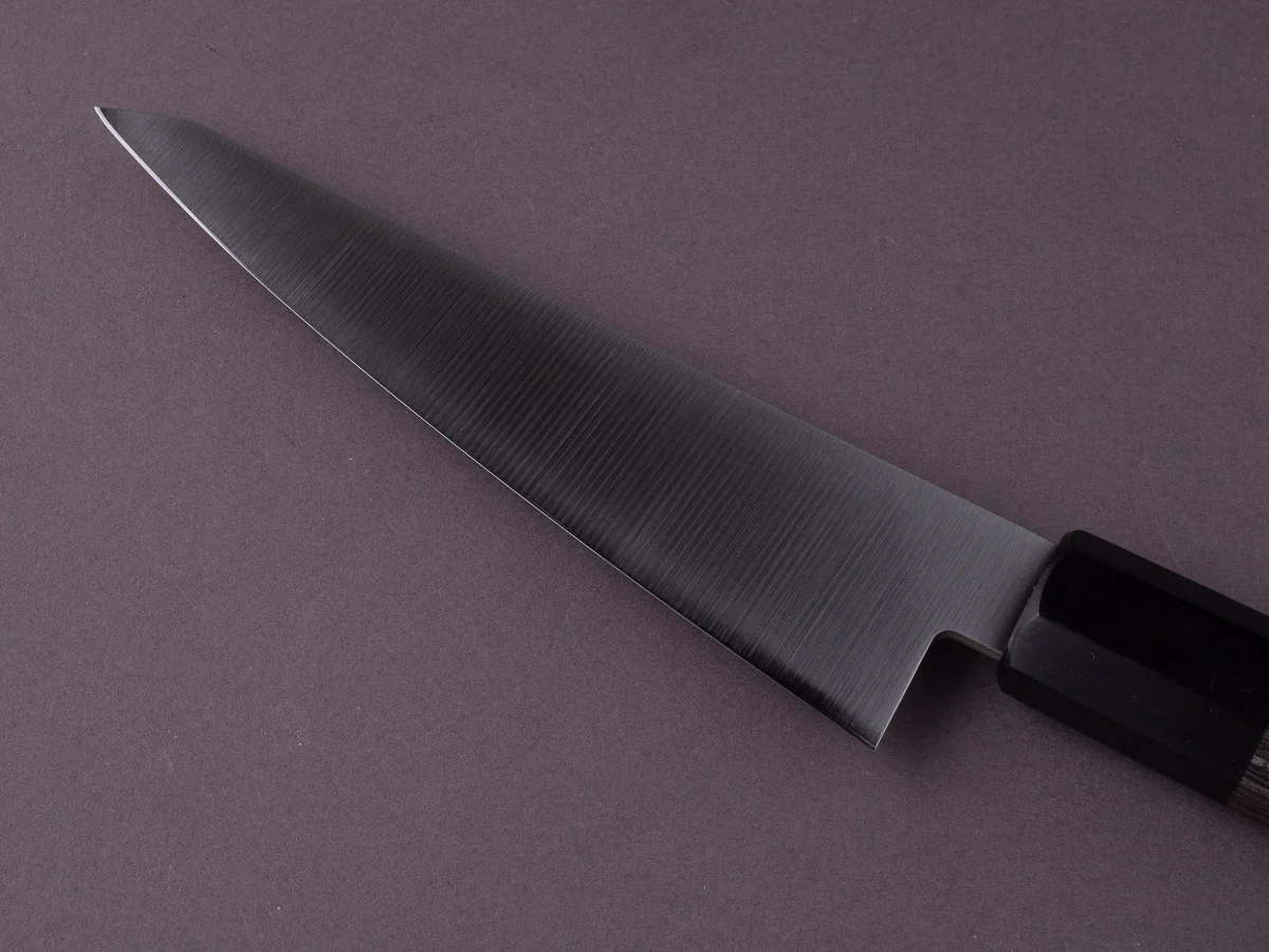 Hitohira - Imojiya TH - Stainless - Honesuki Kaku - Grey Pakka Handle - Image 5