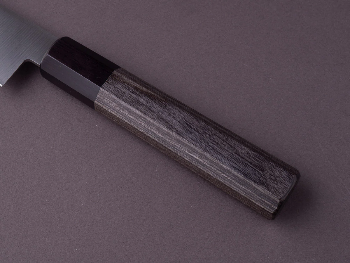 Hitohira - Imojiya TH - Stainless - Honesuki Kaku - Grey Pakka Handle - Image 6