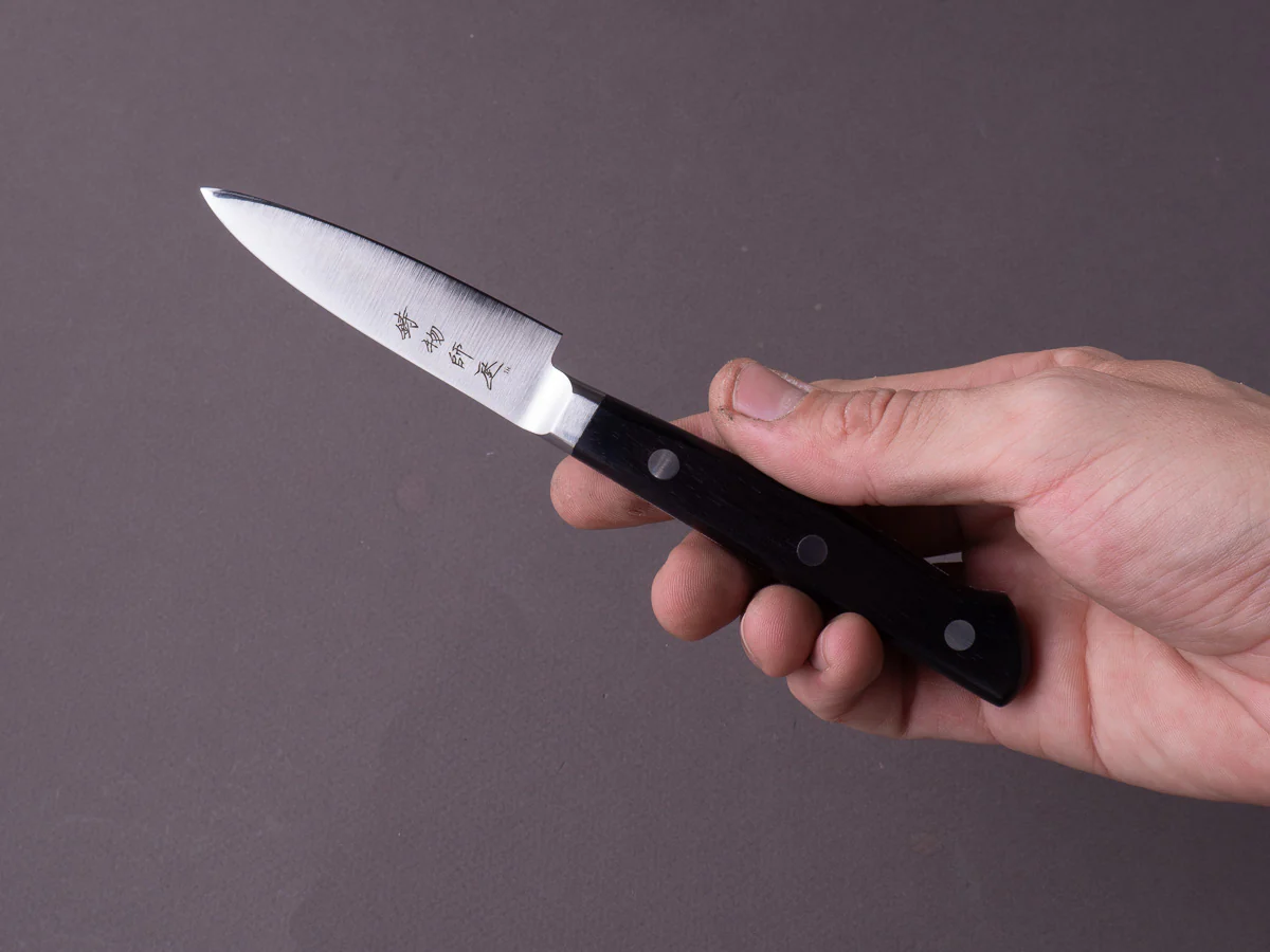Hitohira - Imojiya TH - Stainless - Paring Knife - Western Pakka Handle - Image 2