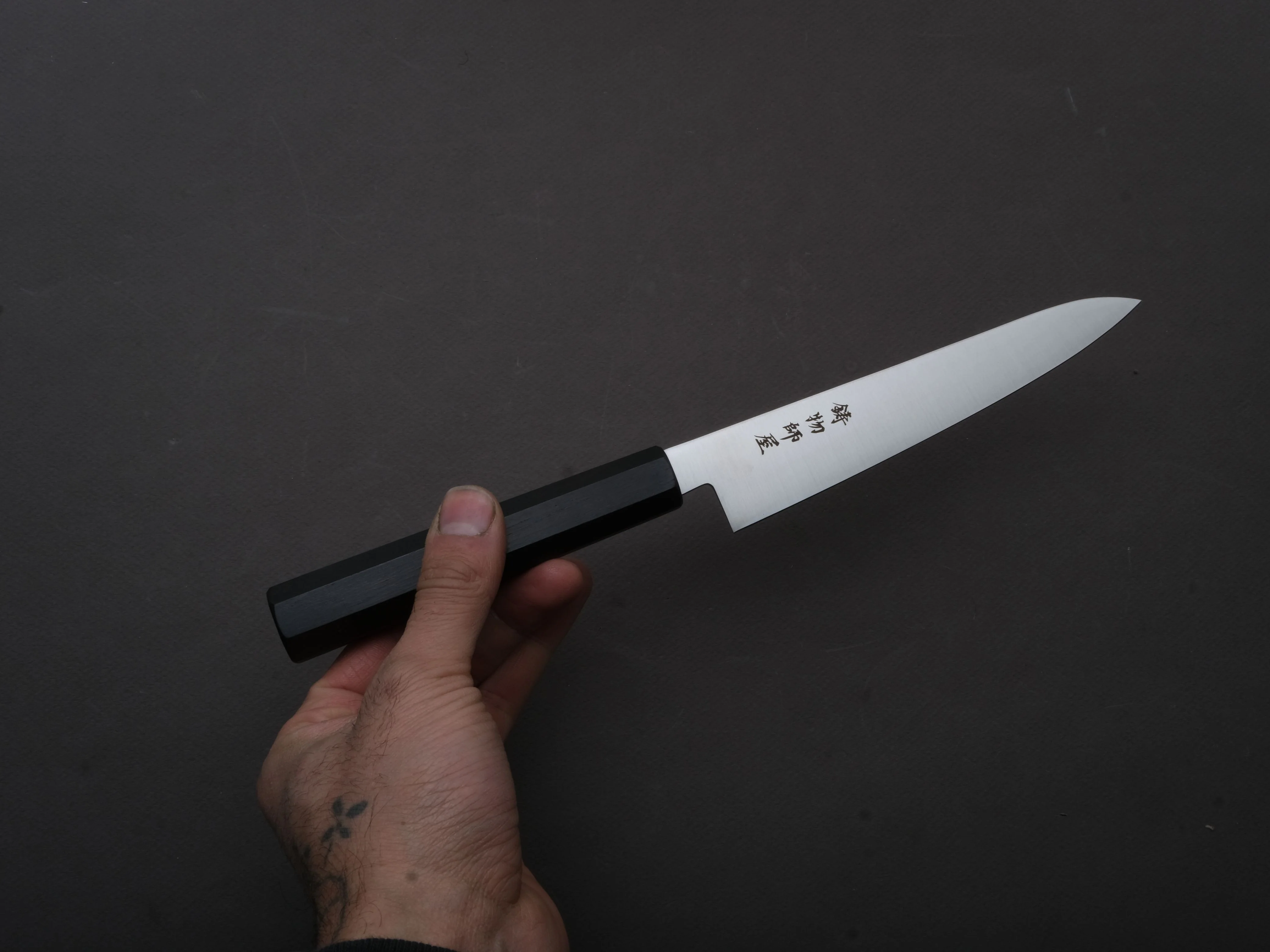 Hitohira - Imojiya TH - Stainless - Petty - 150mm - Ebony Handle - Image 3