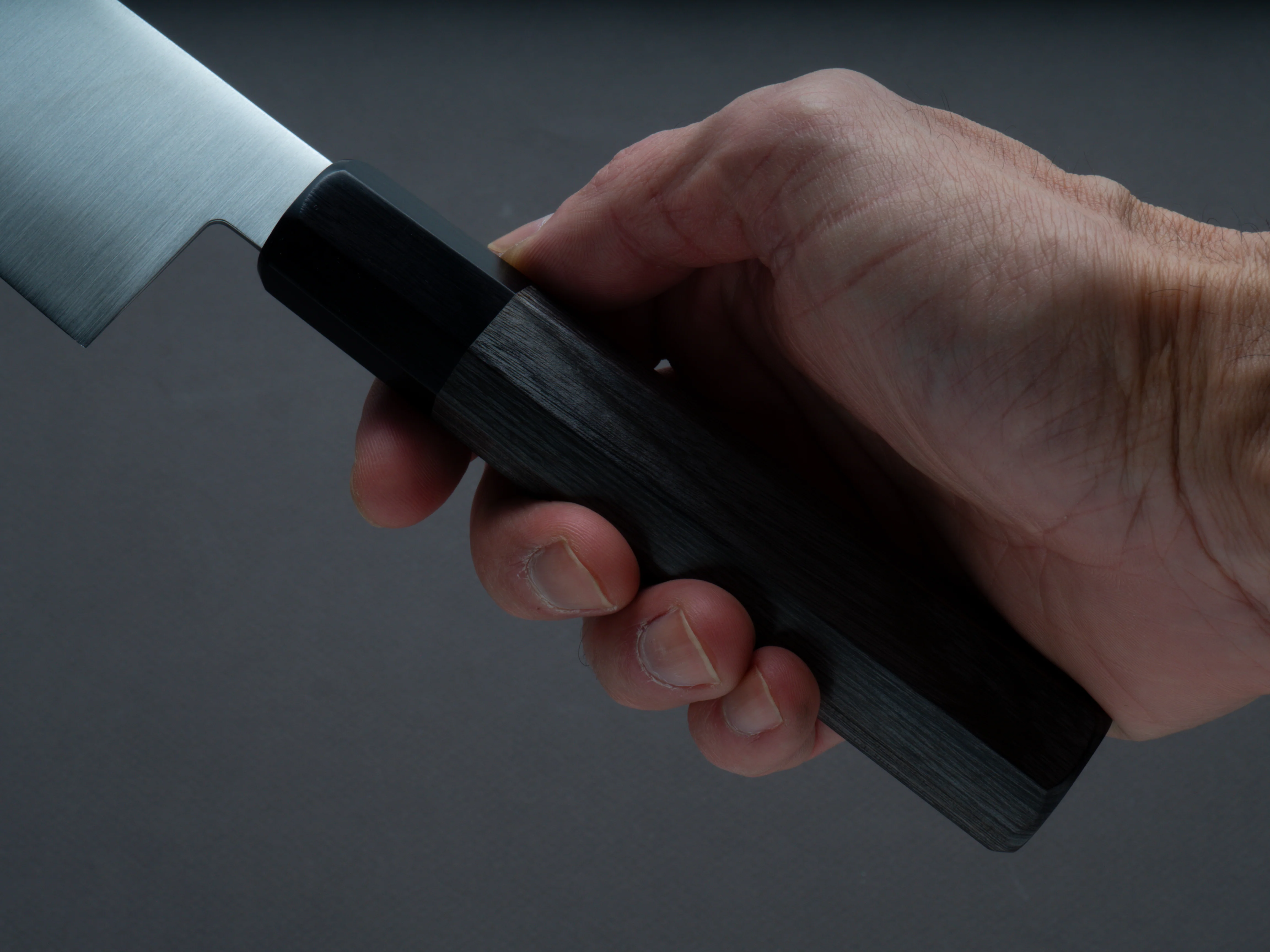 Hitohira - Imojiya TH - Stainless - Santoku - 180mm - Pakka Handle - Image 5