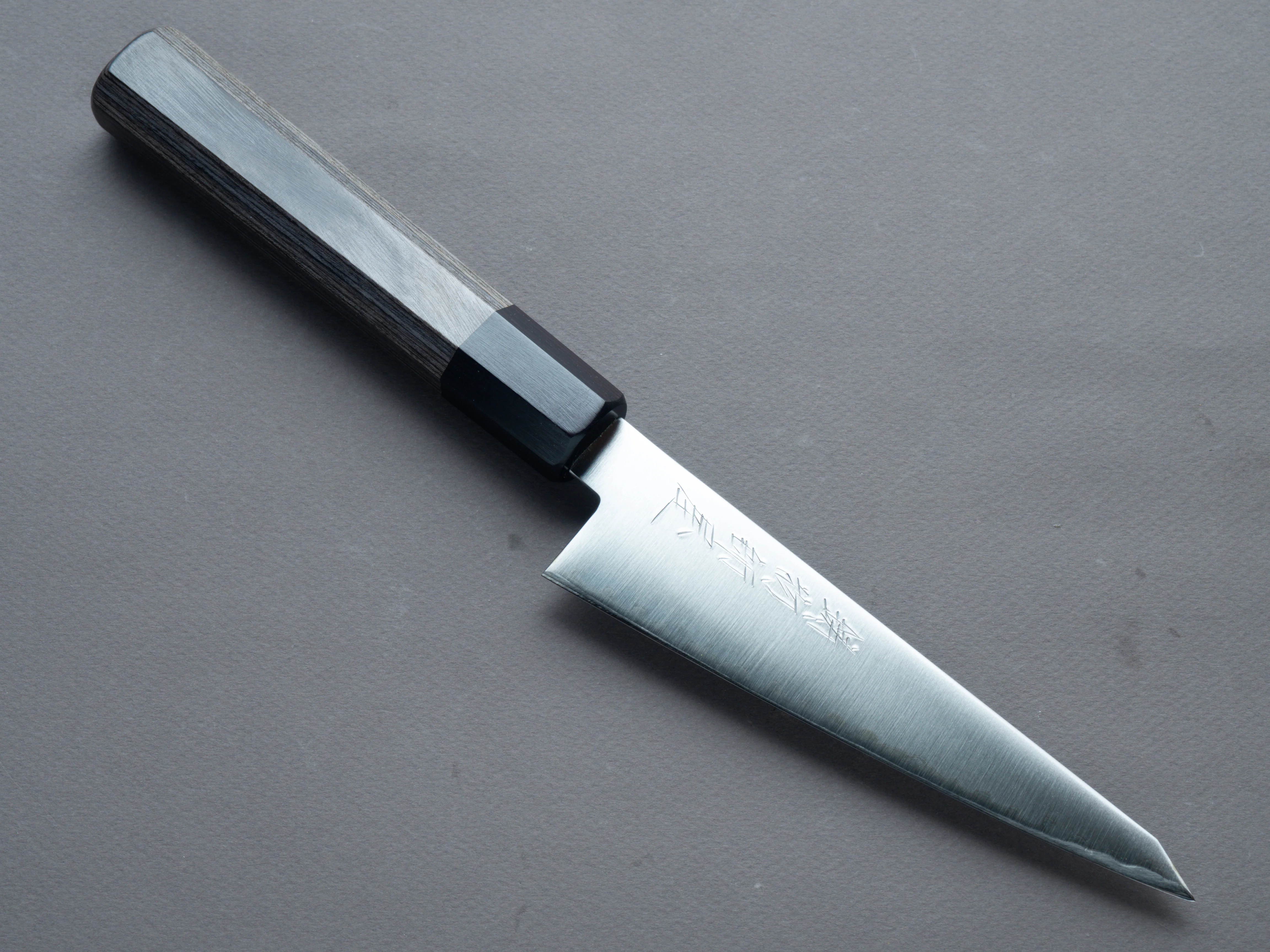 Hitohira - Imojiya TH - Super Blue - Honesuki Kaku - Gray Pakka Handle