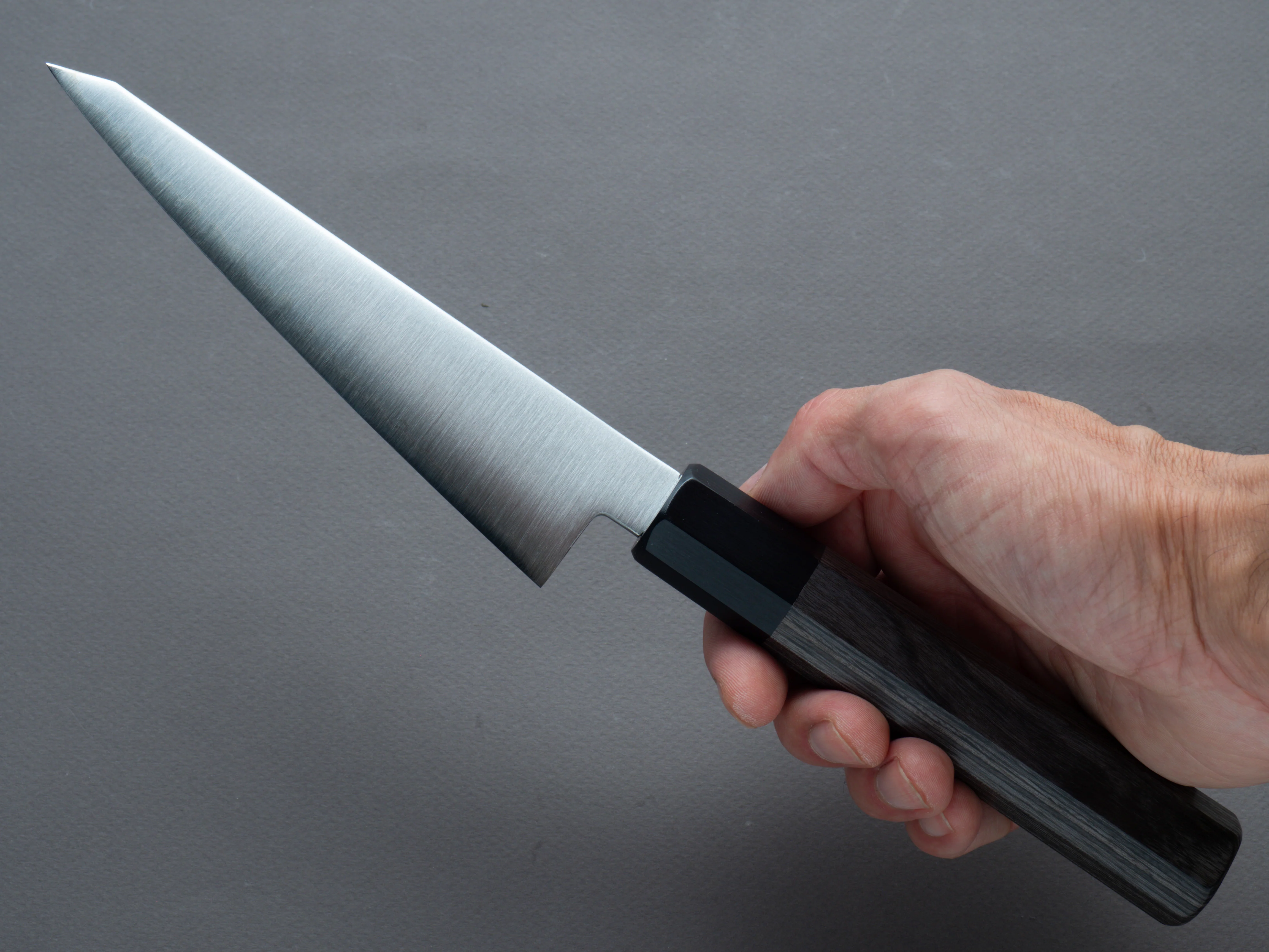 Hitohira - Imojiya TH - Super Blue - Honesuki Kaku - Gray Pakka Handle - Image 6