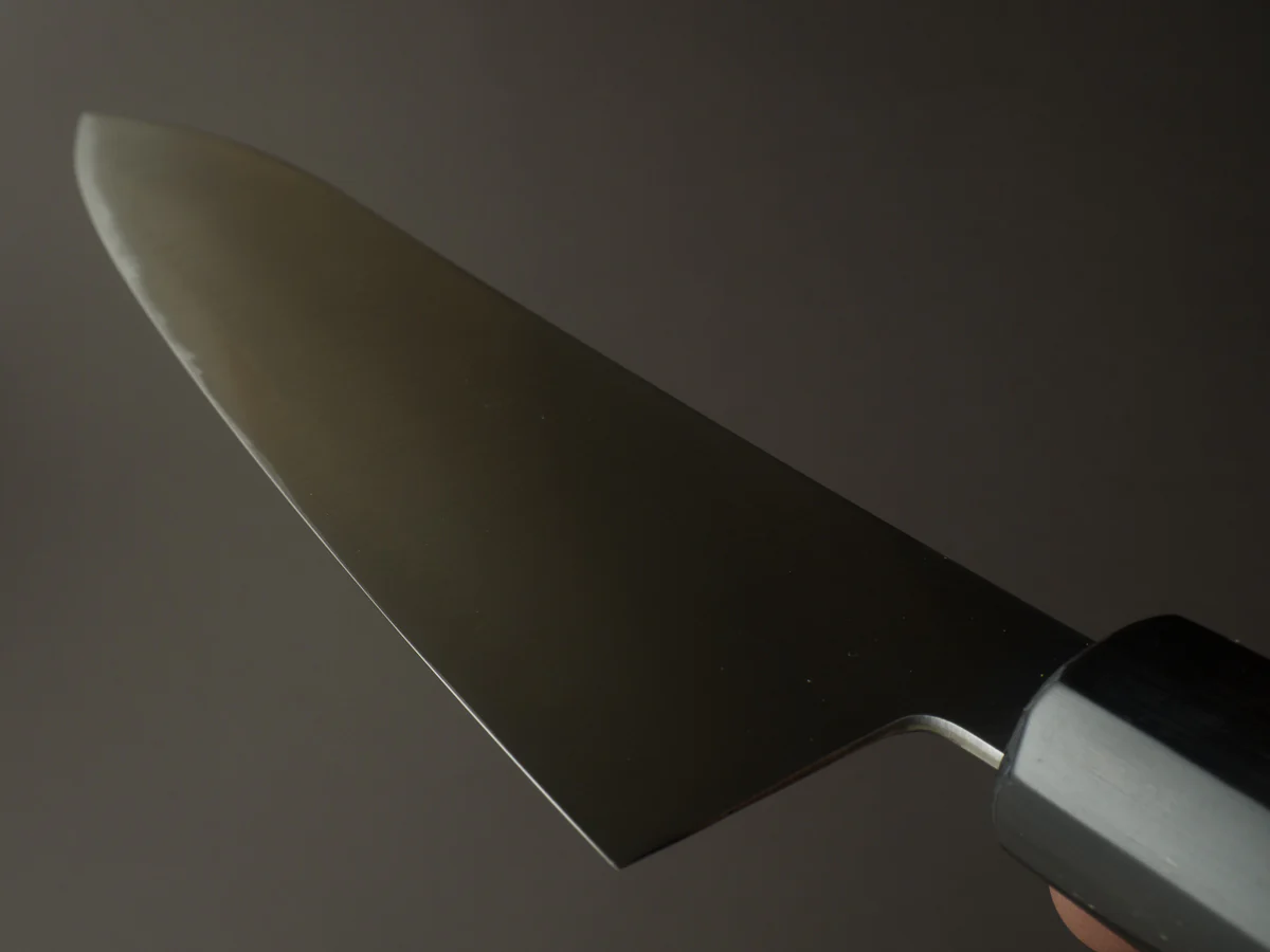 Hitohira - Imojiya TH - Super Blue Stainless Clad - 240mm Gyuto - Ho Wood Handle - Image 11