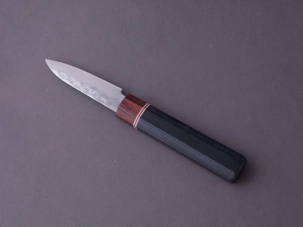 Hitohira - Imojiya ST - VG10 - Tsuchime Damascus - 75mm Paring - Wa Handle - Image 3