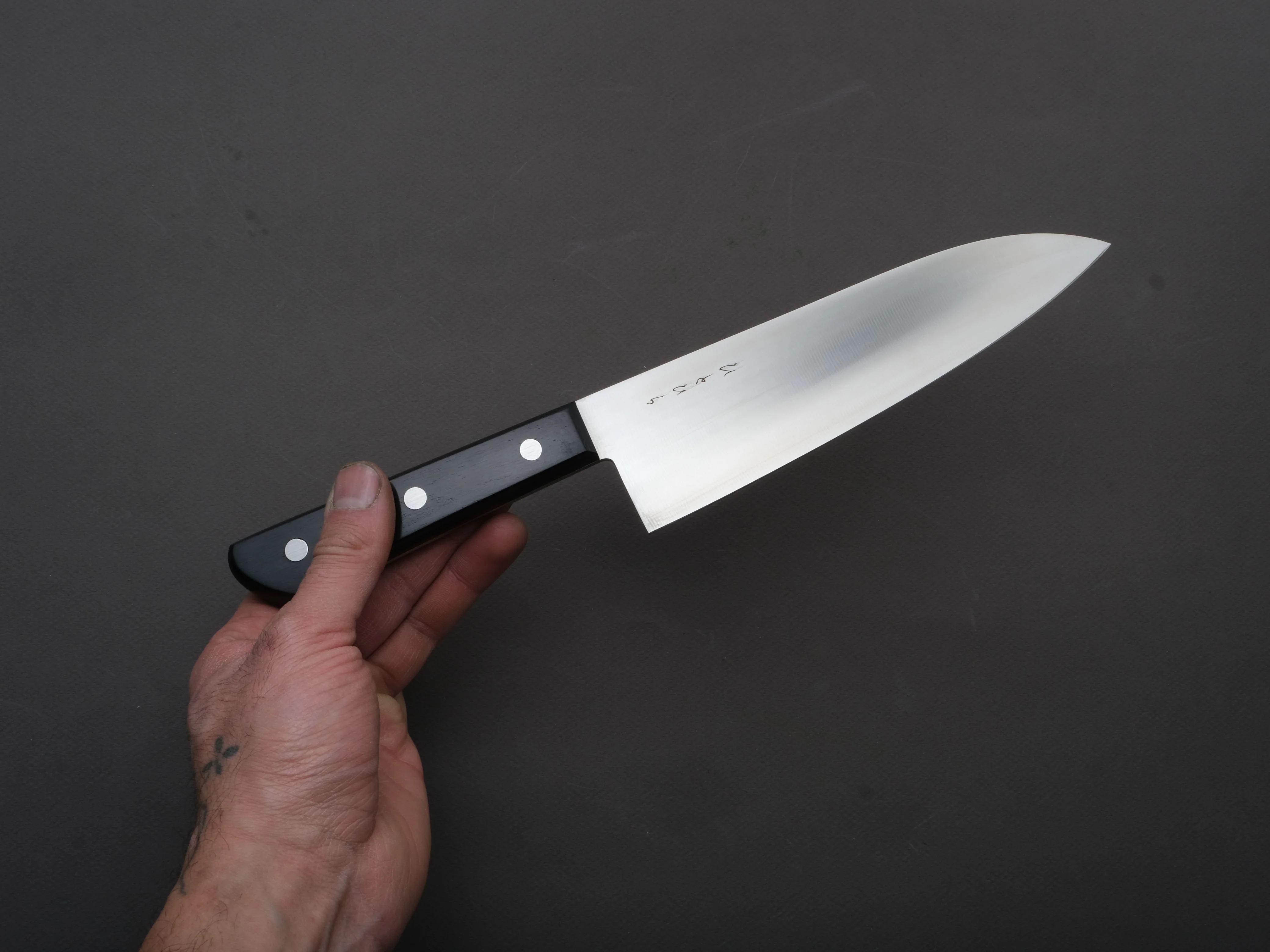 Hitohira - KH - MV - Stainless - Deba - 180mm - Western Handle (No Bolster) - Image 3