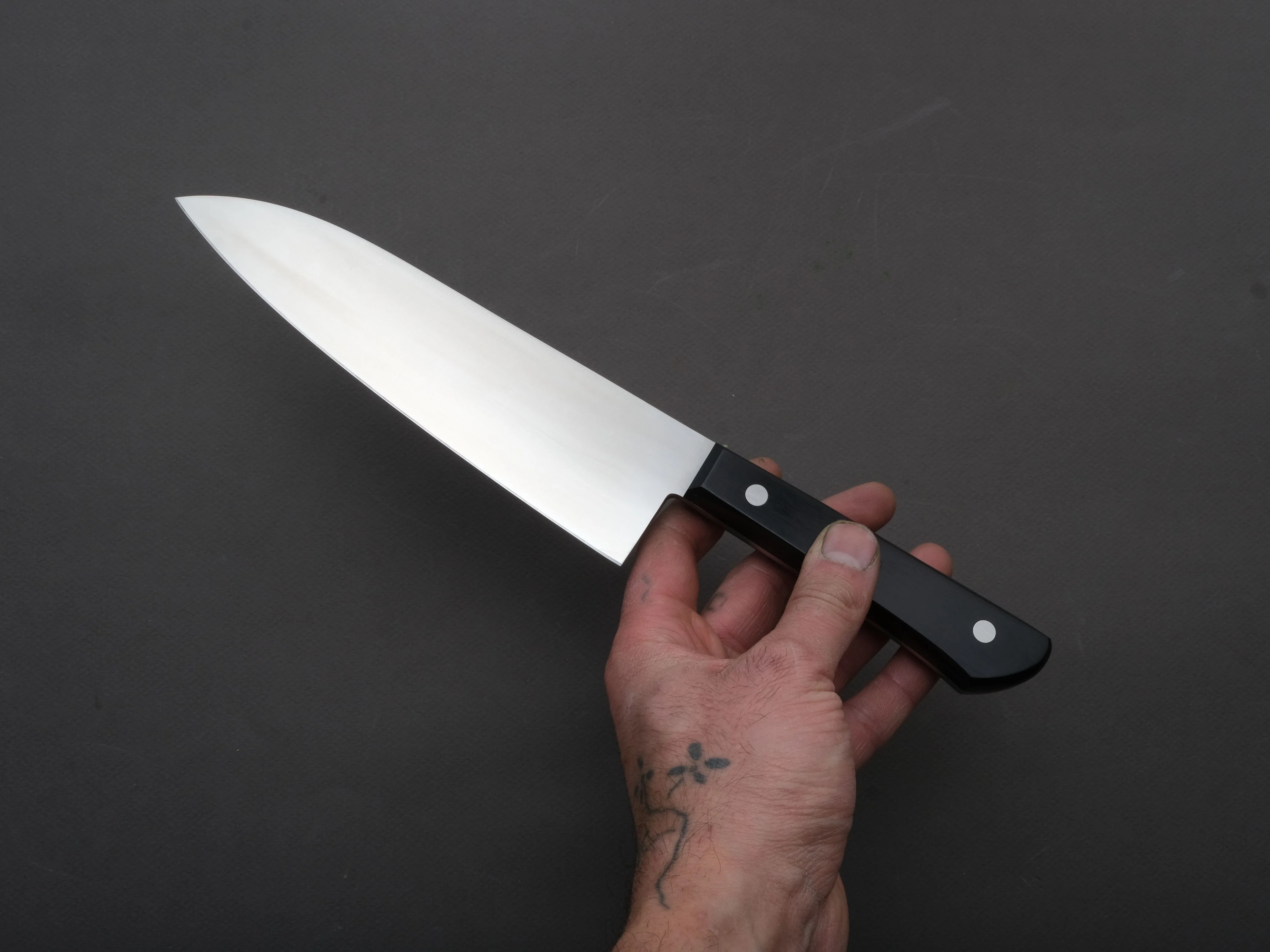 Hitohira - KH - MV - Stainless - Deba - 180mm - Western Handle (No Bolster) - Image 4