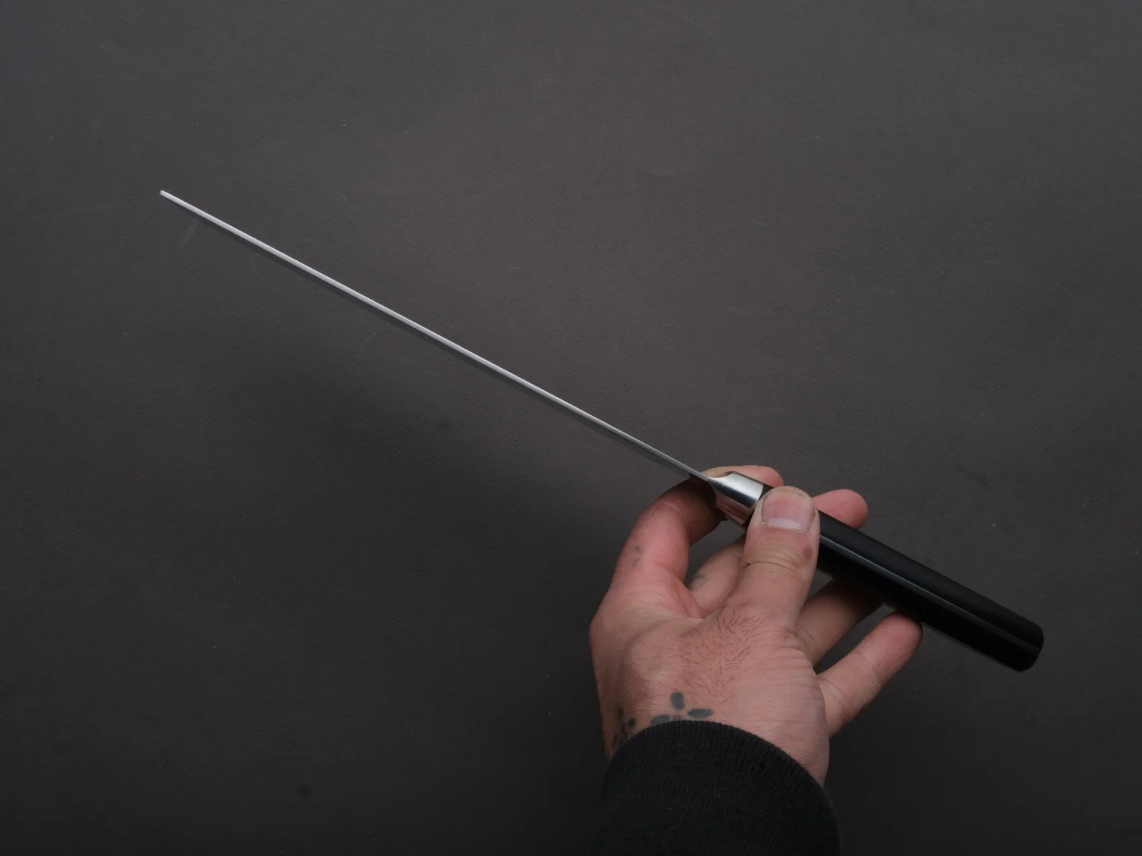 Hitohira - KH MV - Stainless - Nakiri - 185mm - Pakka Handle - Image 5