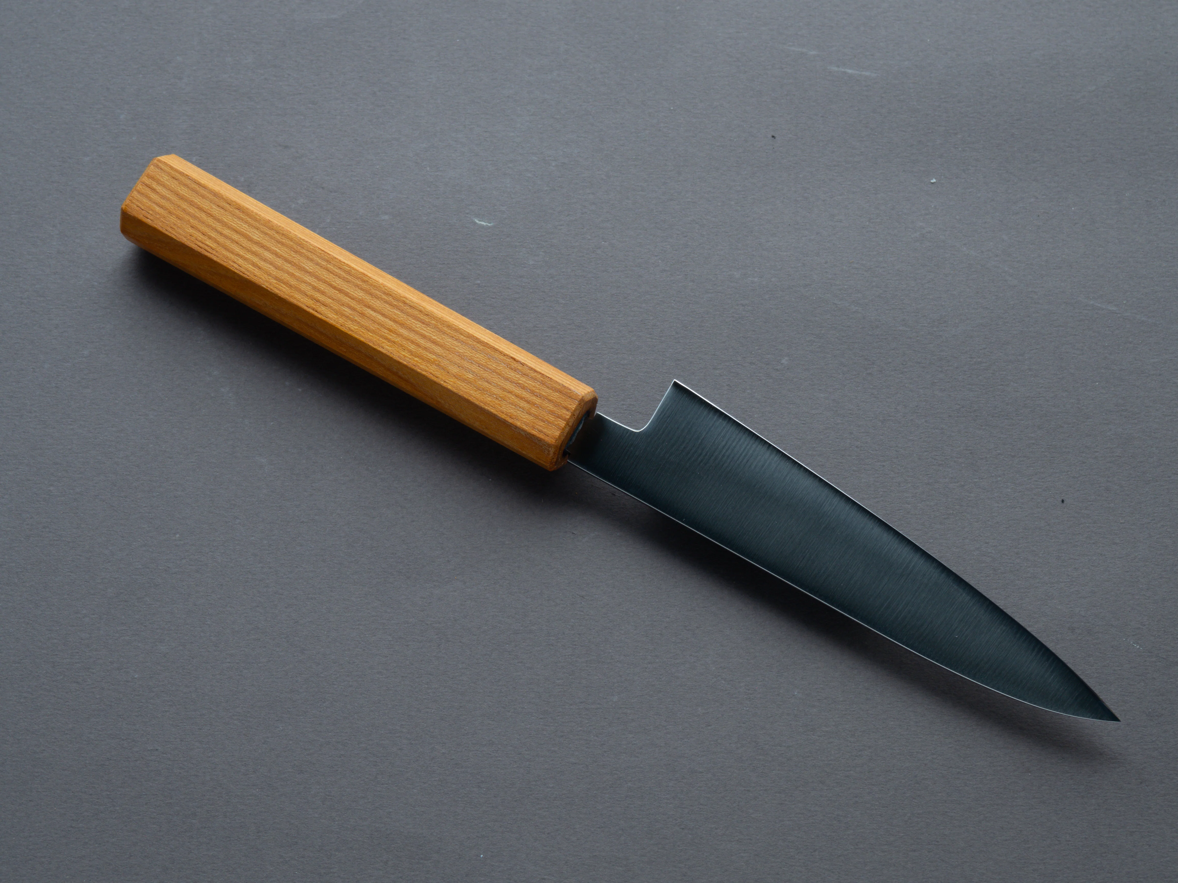 Hitohira - KH Stainless - 120mm Petty - Keyaki Zelkova Handle - Image 2