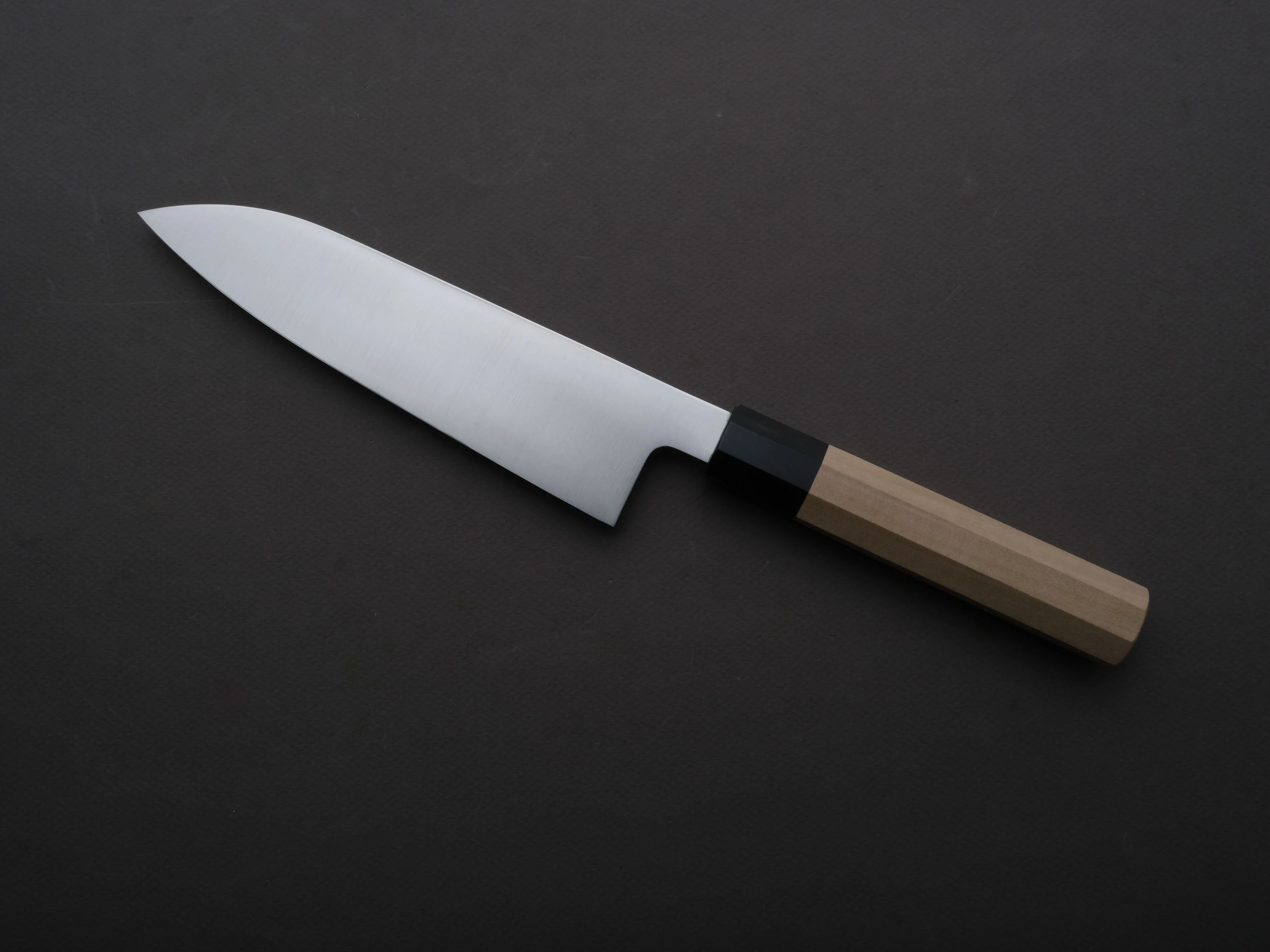 Hitohira - KH - Stainless - 180mm - Santoku - Ho Wood Handle - Image 2