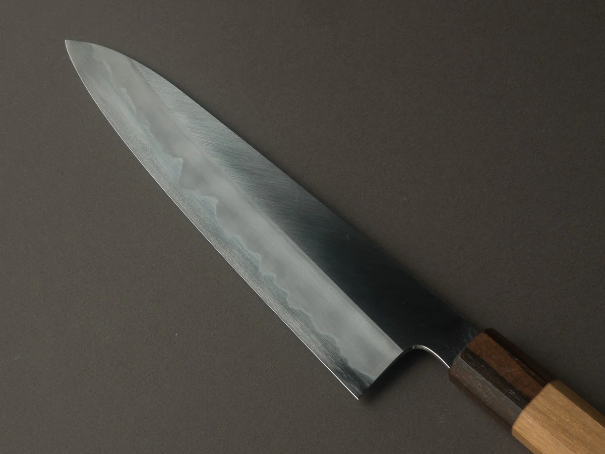 Hitohira - Kikuchiyo x Kyuzo - White #2 - Migaki - 210mm Gyuto - Cherry Handle - Image 3