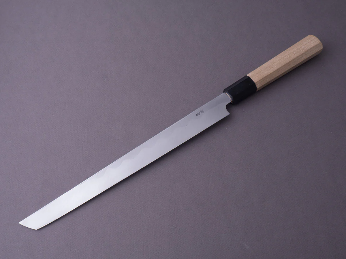 Hitohira - Kikuchiyo x Manzo - Blue #2 - 270mm Sakimaru Takobiki - Saya - Image 5