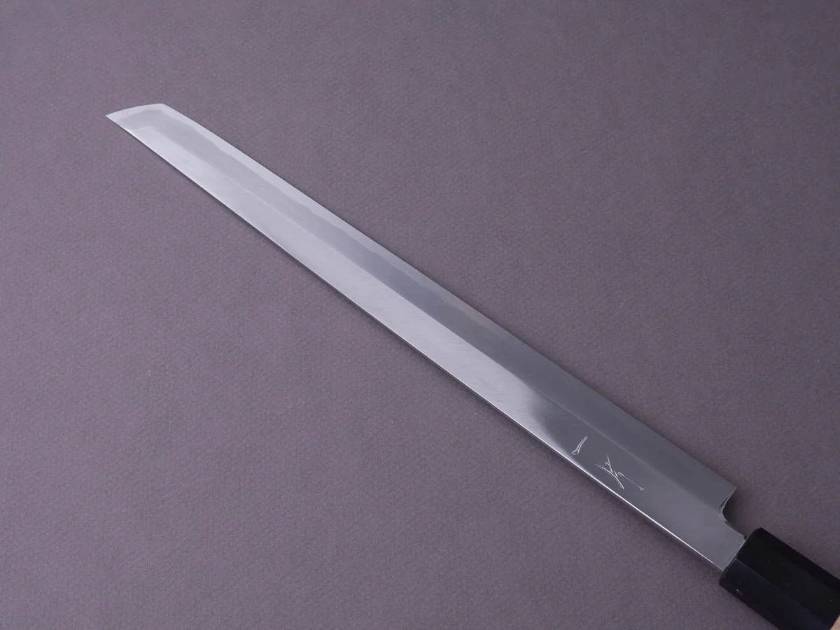 Hitohira - Kikuchiyo x Manzo - Blue #2 - 270mm Sakimaru Takobiki - Saya - Image 6