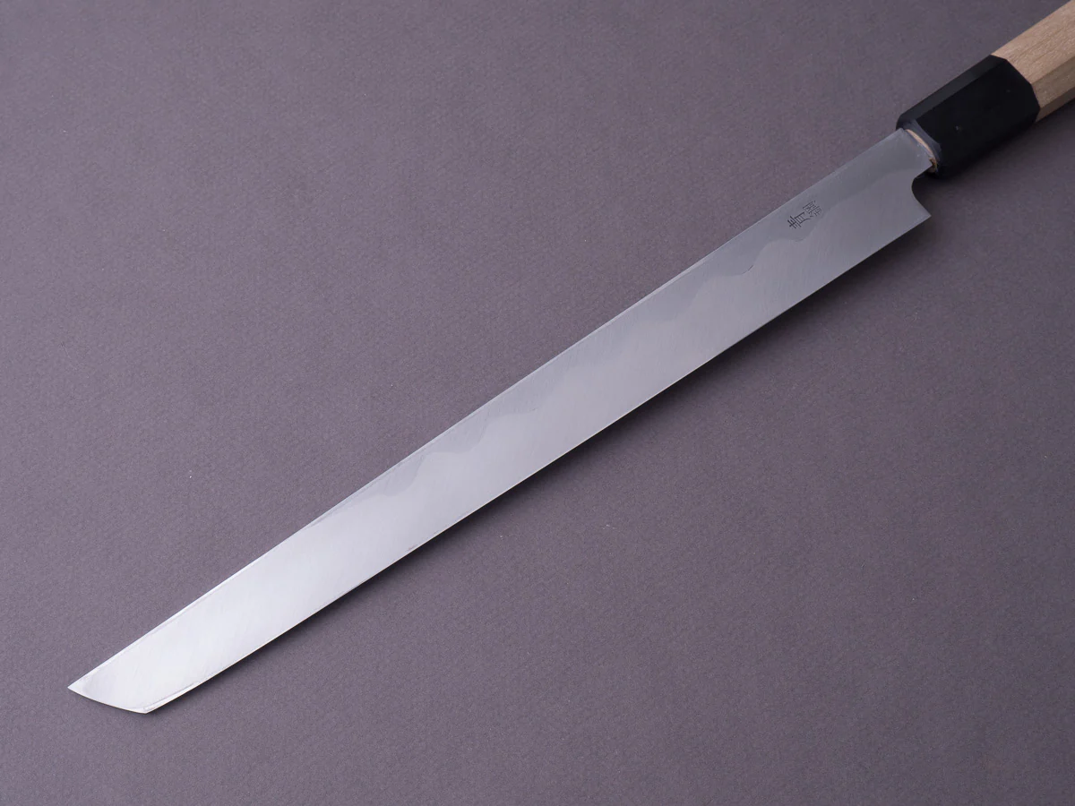 Hitohira - Kikuchiyo x Manzo - Blue #2 - 270mm Sakimaru Takobiki - Saya - Image 7