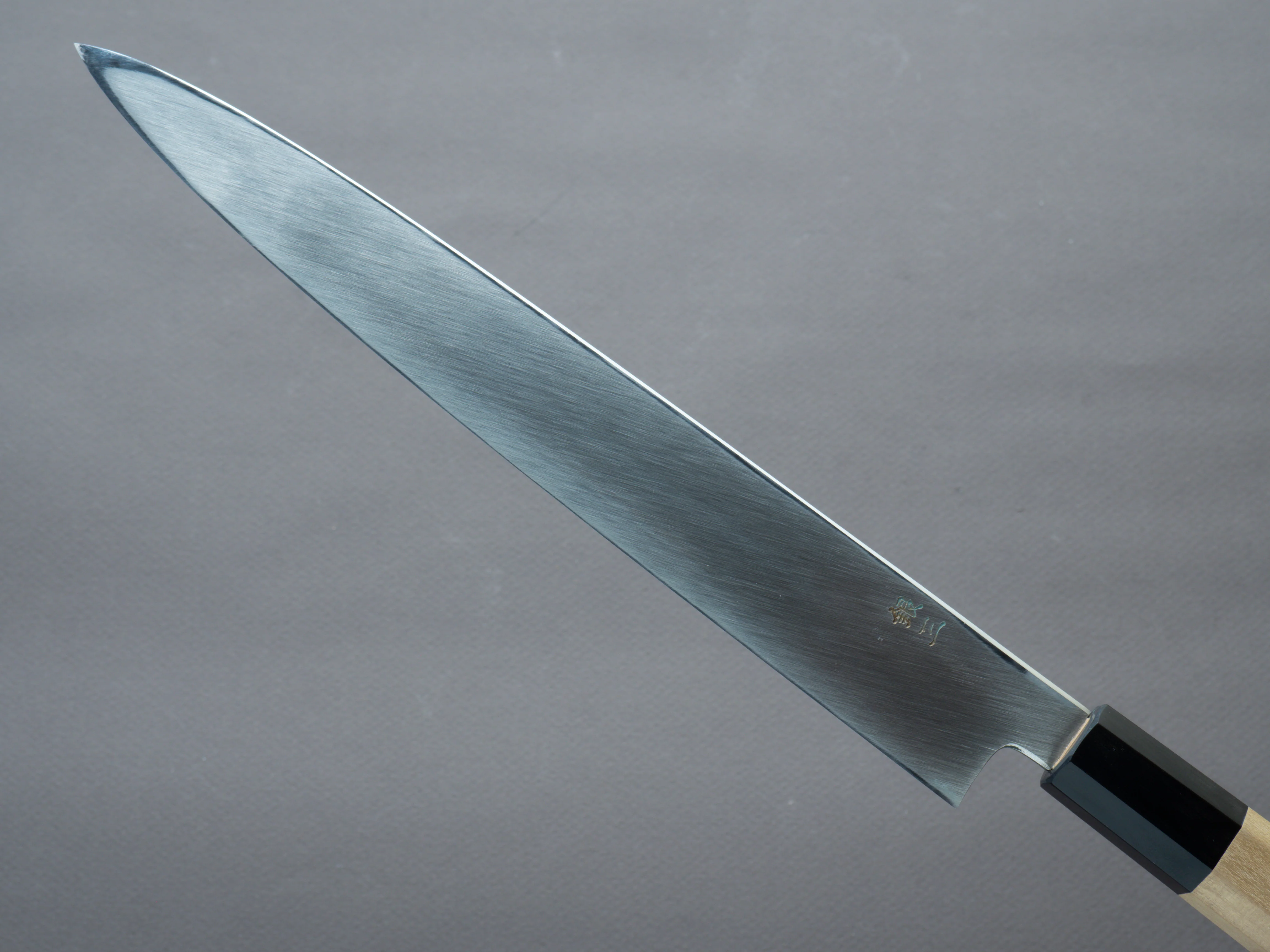 Hitohira - Kikuchiyo - Mosuke - Silver #3 - 240mm Yanagiba - Ho Wood Handle (Saya) - Image 3