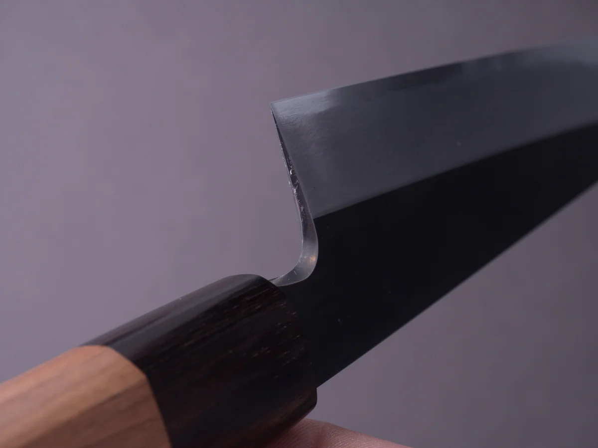 Hitohira - Kikuchiyo x Kyuzo - White #2 - Kurouchi - 210mm Gyuto - Cherry Handle - Image 8