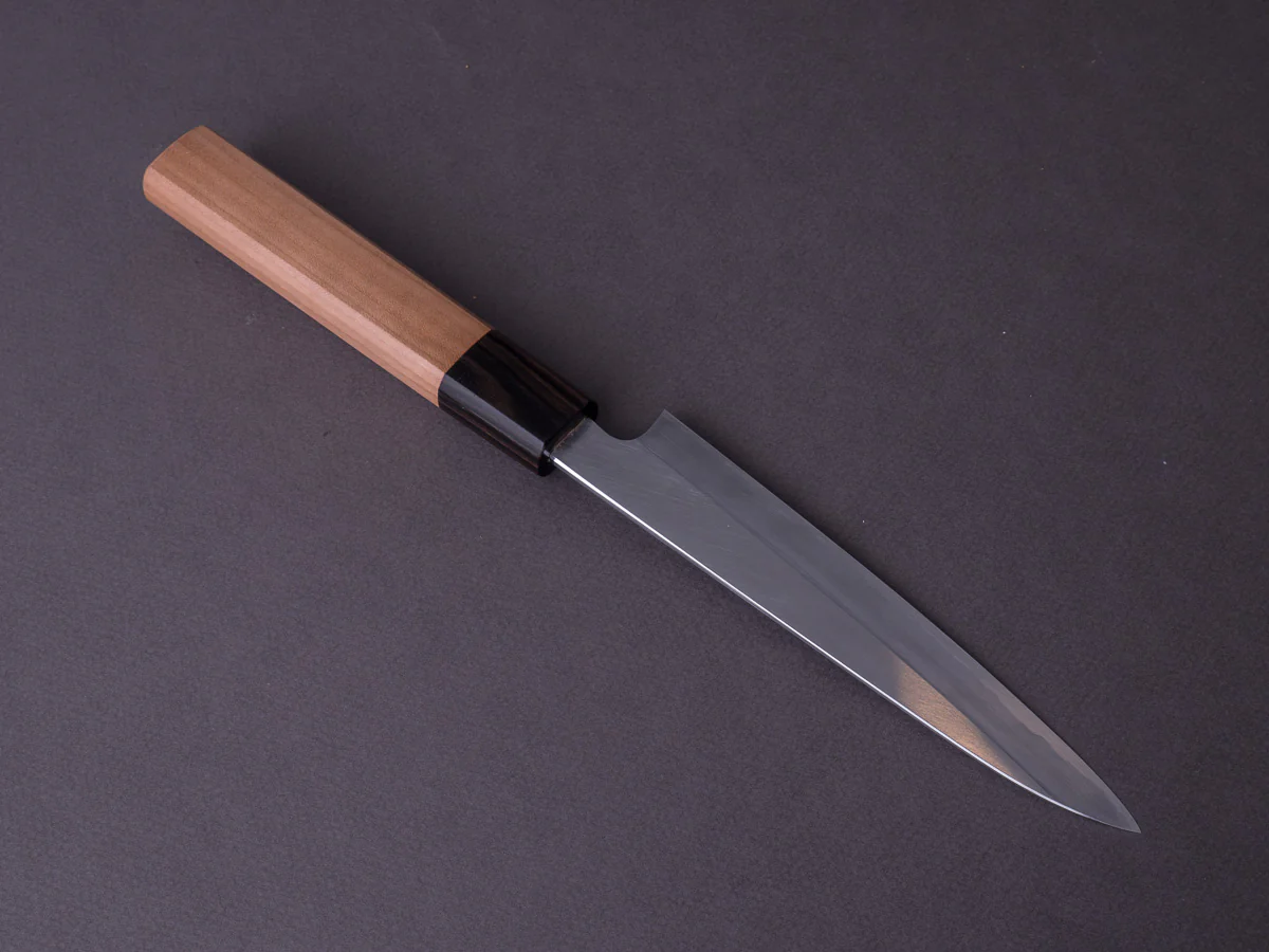 Hitohira - Kikuchiyo x Kyuzo - White #2 - Migaki - 150mm Petty - Cherry Handle - Image 3