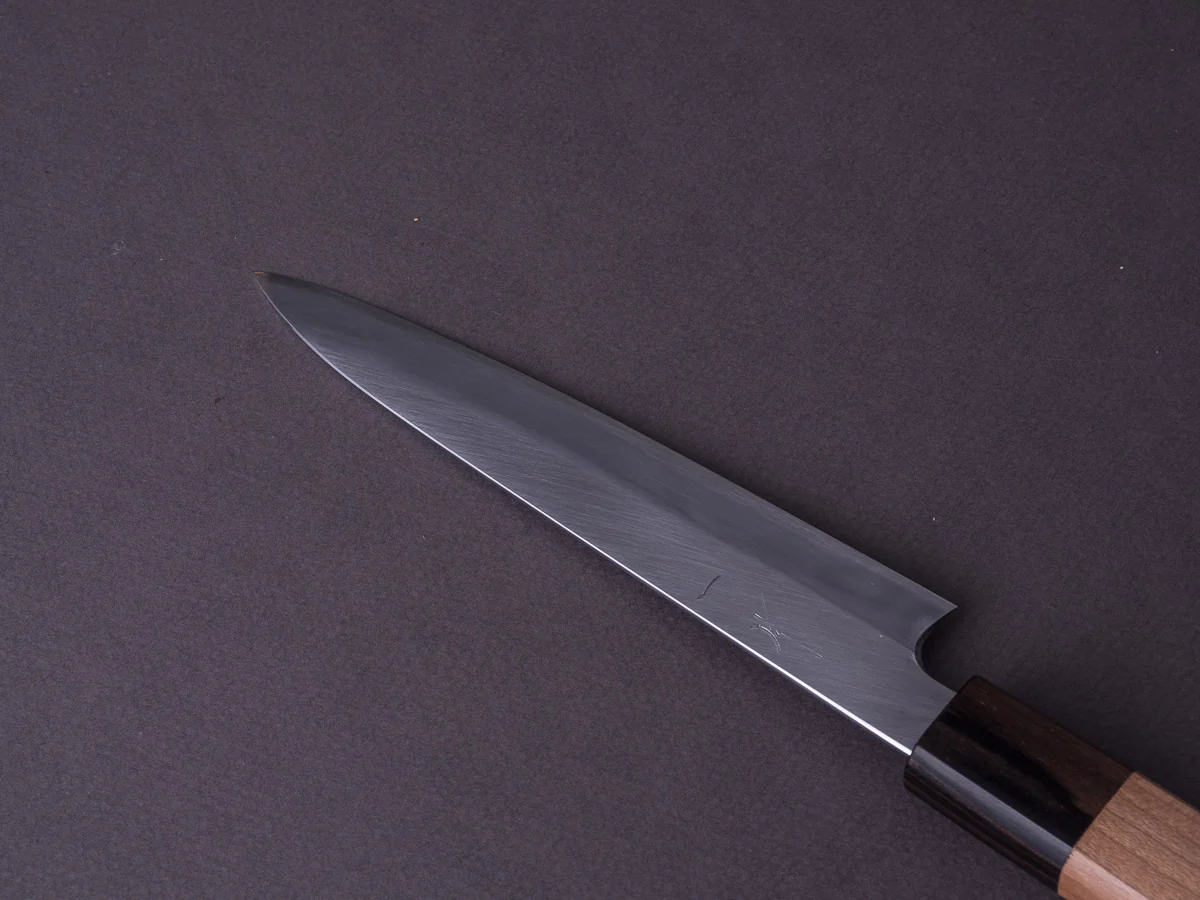 Hitohira - Kikuchiyo x Kyuzo - White #2 - Migaki - 150mm Petty - Cherry Handle - Image 4