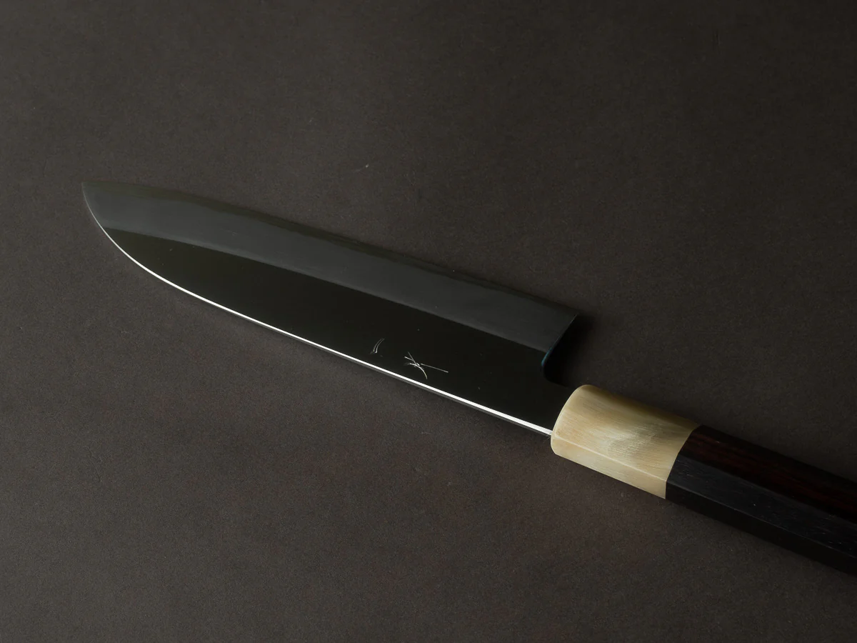 Hitohira - Kikuchiyo x Kyuzo - White #2 - Migaki - 180mm - Santoku - Taihei Rosewood - Image 2