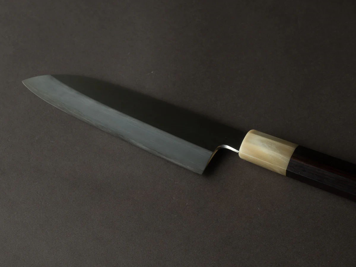 Hitohira - Kikuchiyo x Kyuzo - White #2 - Migaki - 180mm - Santoku - Taihei Rosewood - Image 3