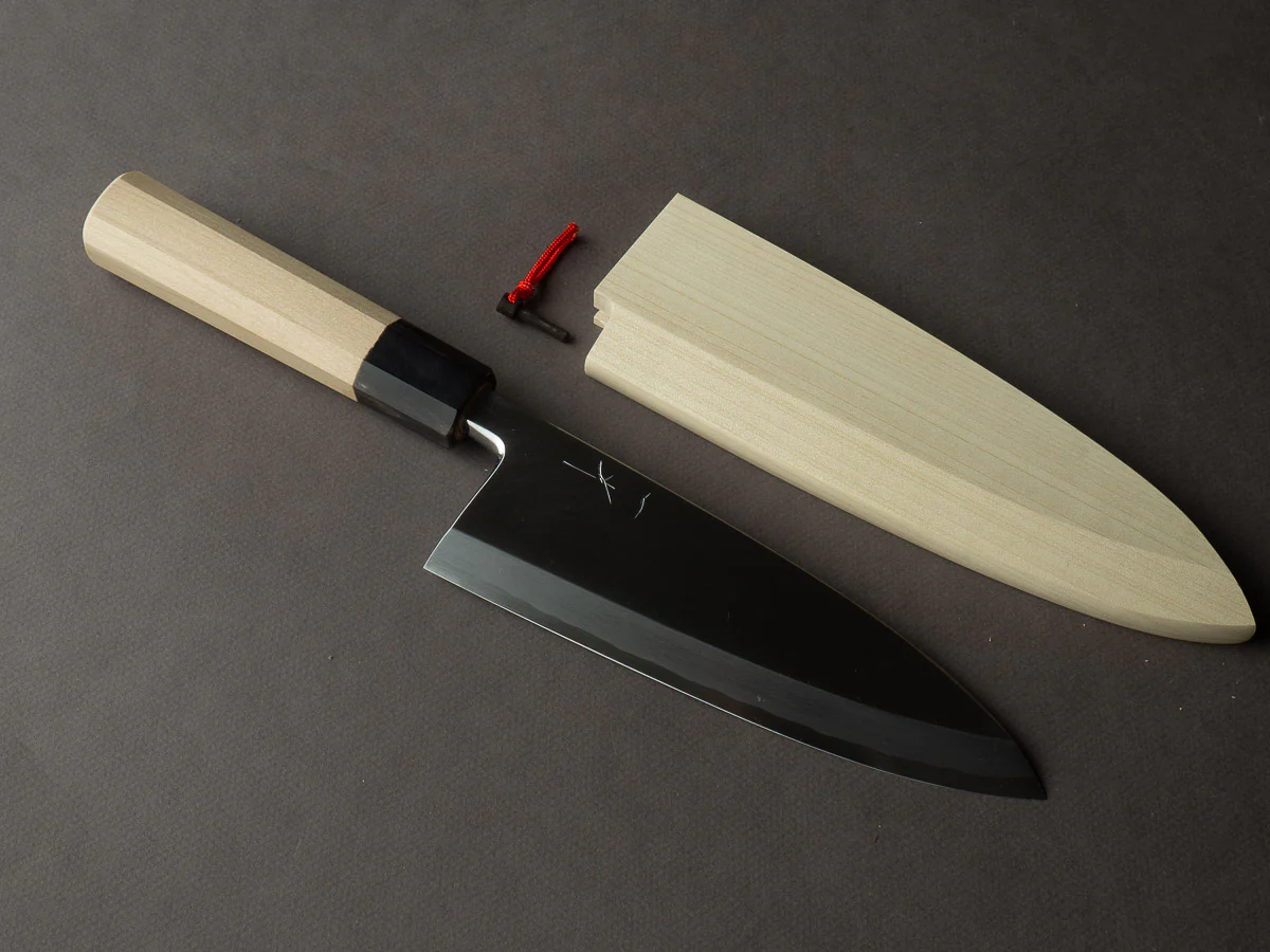 Hitohira - Kikuchiyo x Manzo - Blue #2 - 180mm Deba - Saya - Image 10