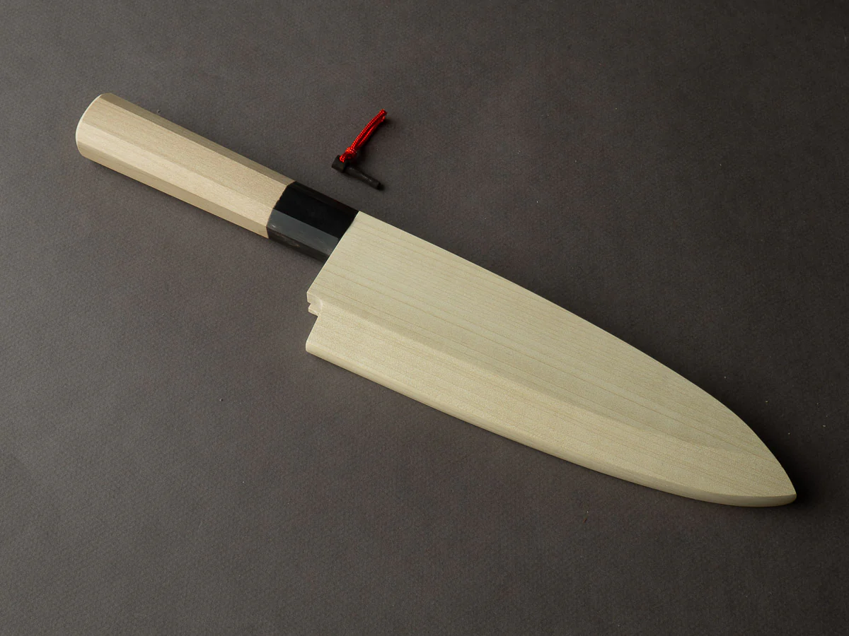 Hitohira - Kikuchiyo x Manzo - Blue #2 - 180mm Deba - Saya - Image 11