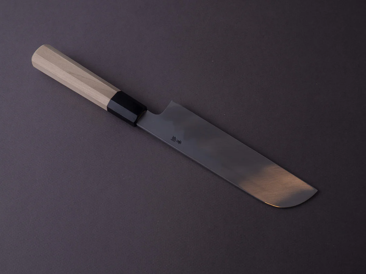 Hitohira - Kikuchiyo x Manzo - Blue #2 - 180mm Kamagata Usuba - Ho Wood Handle - Image 3
