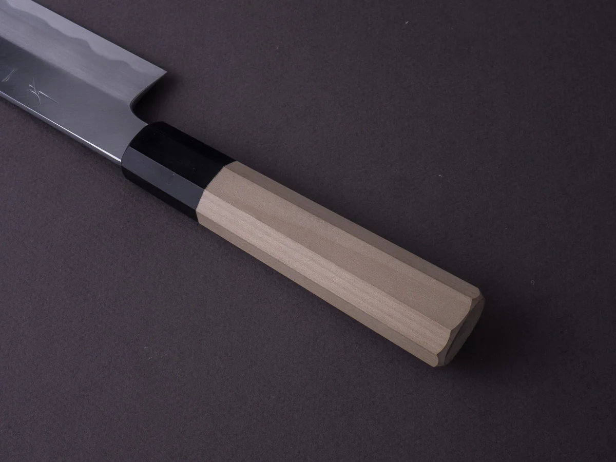 Hitohira - Kikuchiyo x Manzo - Blue #2 - 180mm Kamagata Usuba - Ho Wood Handle - Image 7