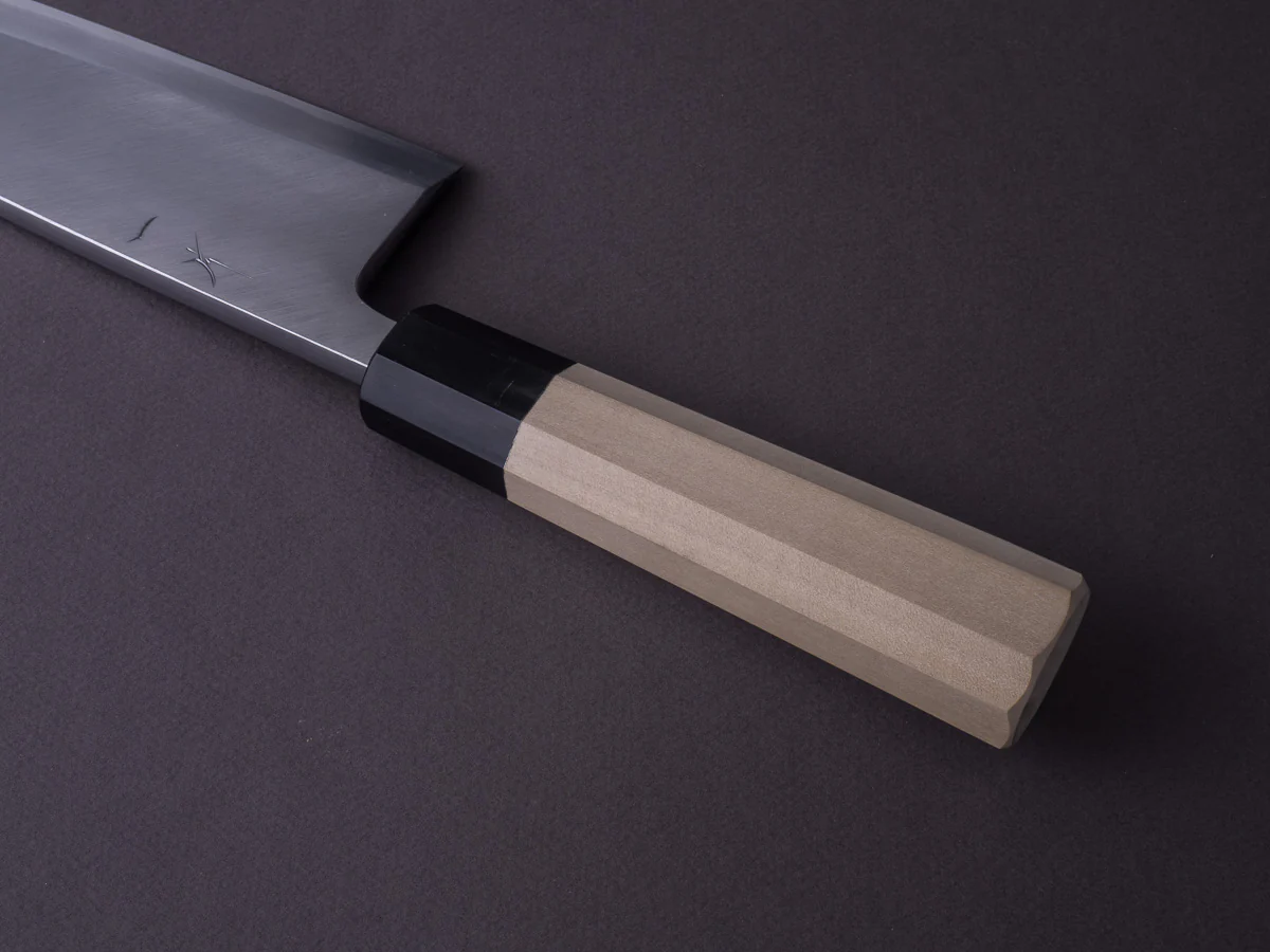 Hitohira - Kikuchiyo x Manzo - Blue #2 - Deba - 210mm - Ho Wood Handle - Saya - Image 8
