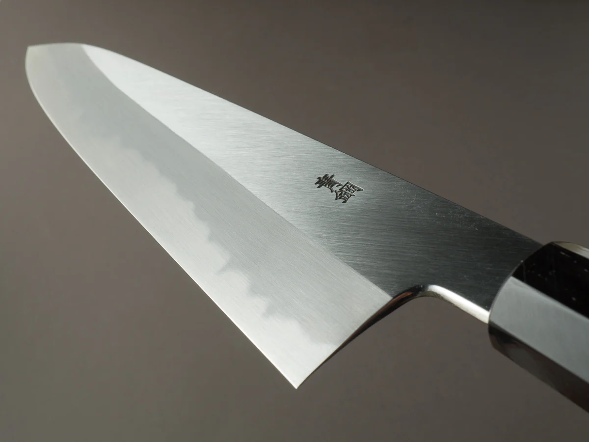 Hitohira - Kikuchiyo x Ren - Blue #2 - 210mm Gyuto - Ho Handle - Image 11