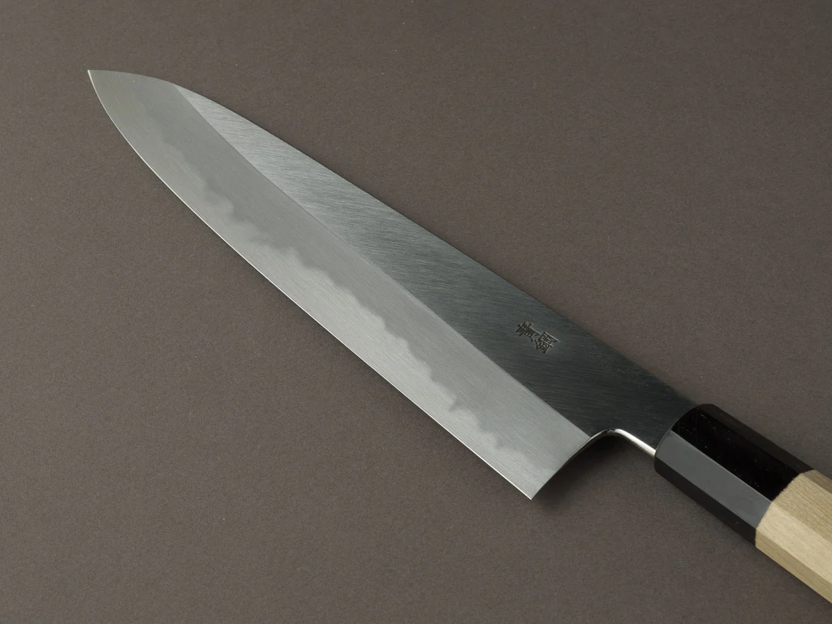 Hitohira - Kikuchiyo x Ren - Blue #2 - 210mm Gyuto - Ho Handle - Image 2