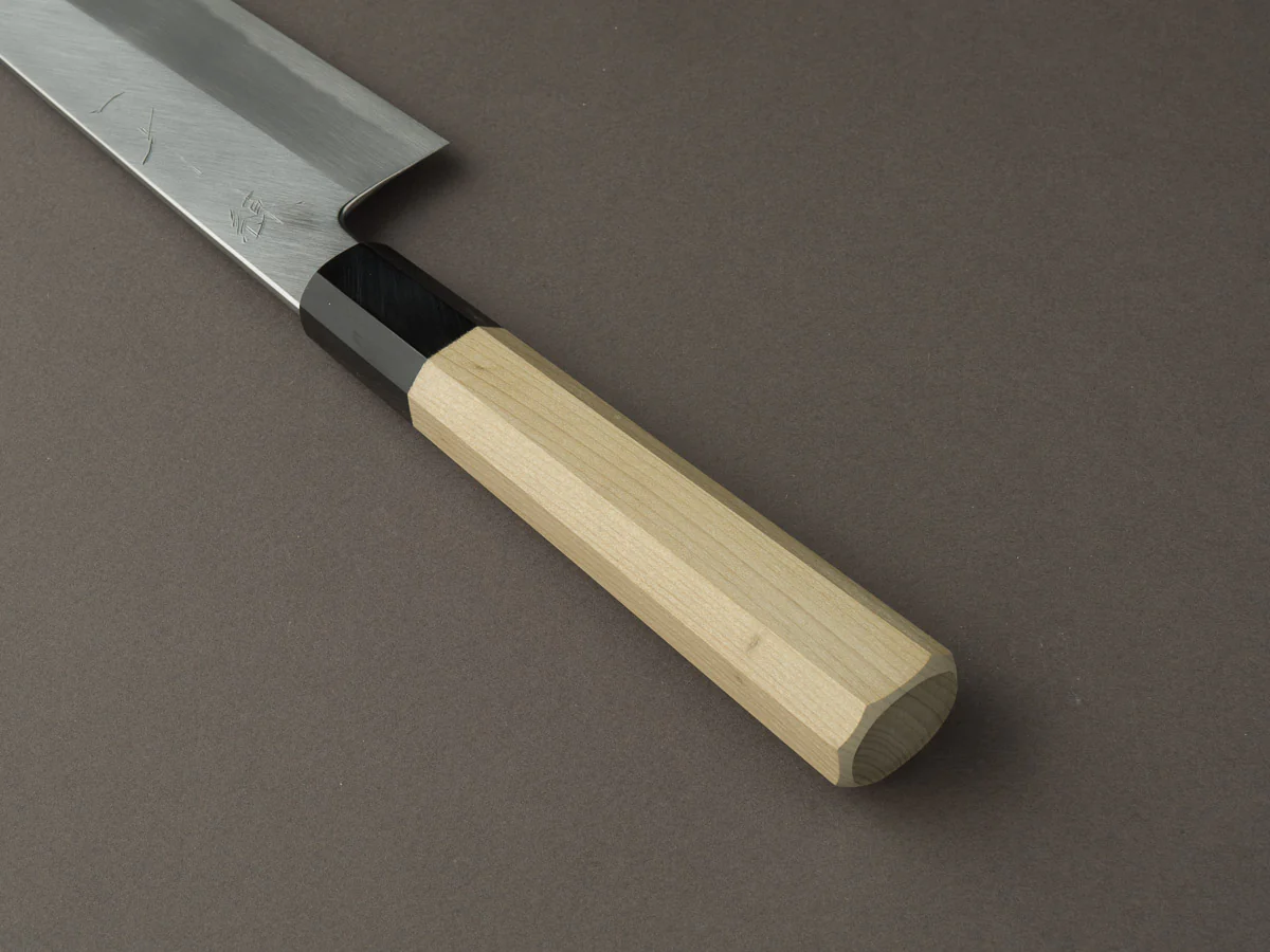 Hitohira - Kikuchiyo x Ren - Blue #2 - 210mm Gyuto - Ho Handle - Image 3