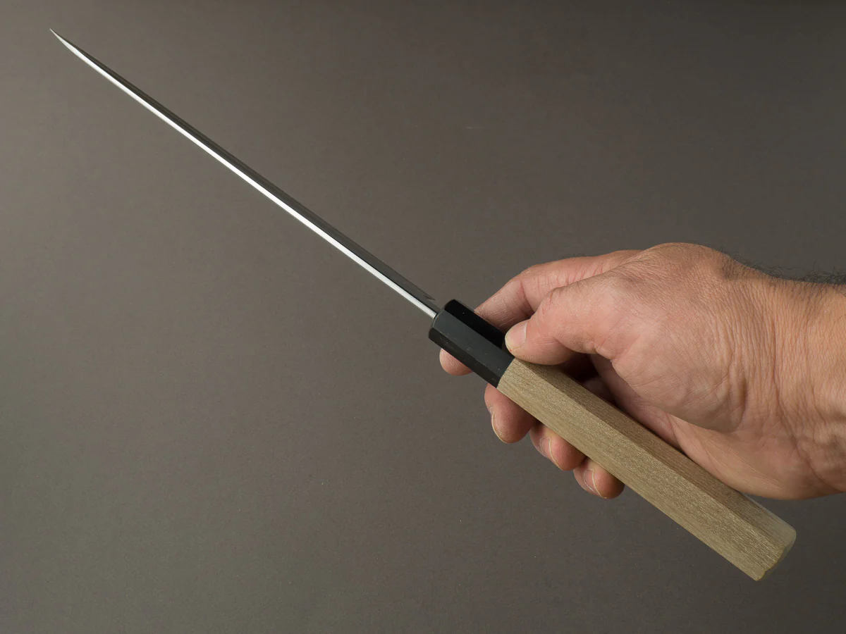 Hitohira - Kikuchiyo x Ren - Blue #2 - 210mm Gyuto - Ho Handle - Image 7
