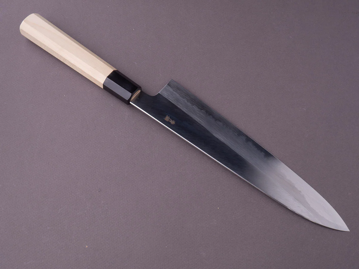 Hitohira - Kikuchiyo x Ren - Blue #2 - 240mm Gyuto - Magnolia Handle - Image 2