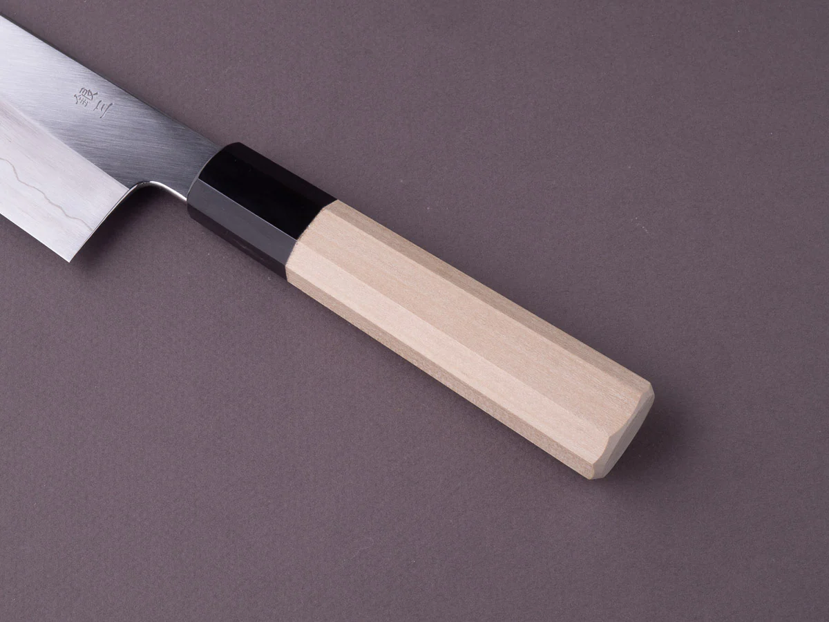 Hitohira - Kikuchiyo x Ren - Silver #3 - 180mm Santoku - Ho Wood - Image 5