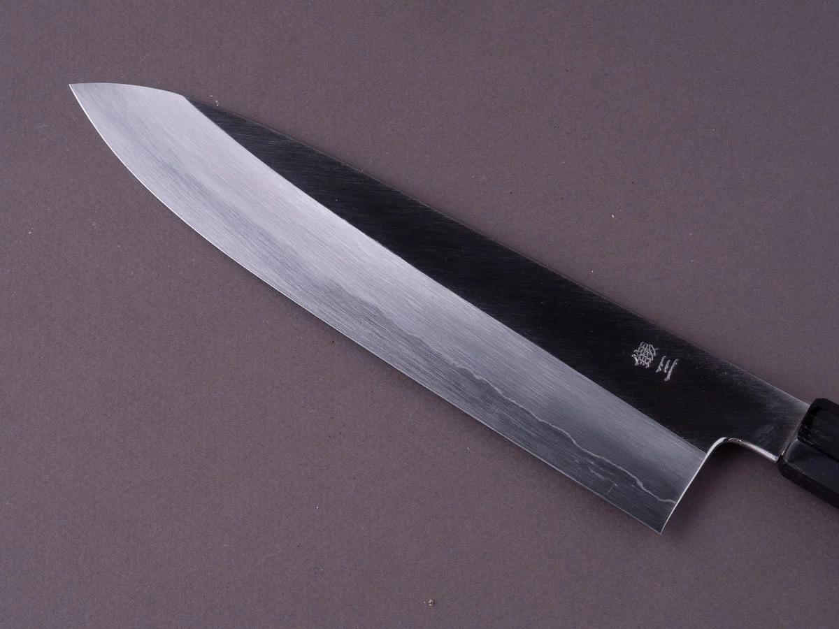 Hitohira - Kikuchiyo x Ren - Silver #3 - 210mm Gyuto - Magnolia Handle - Image 2