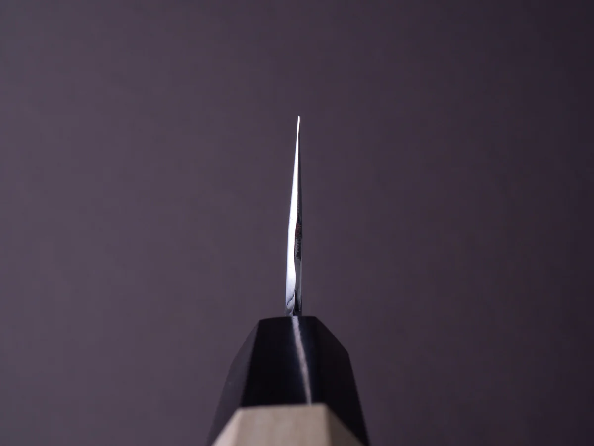 Hitohira - Kikuchiyo x Ren - White #2 - 210mm Gyuto - Ho Wood Handle - Image 10