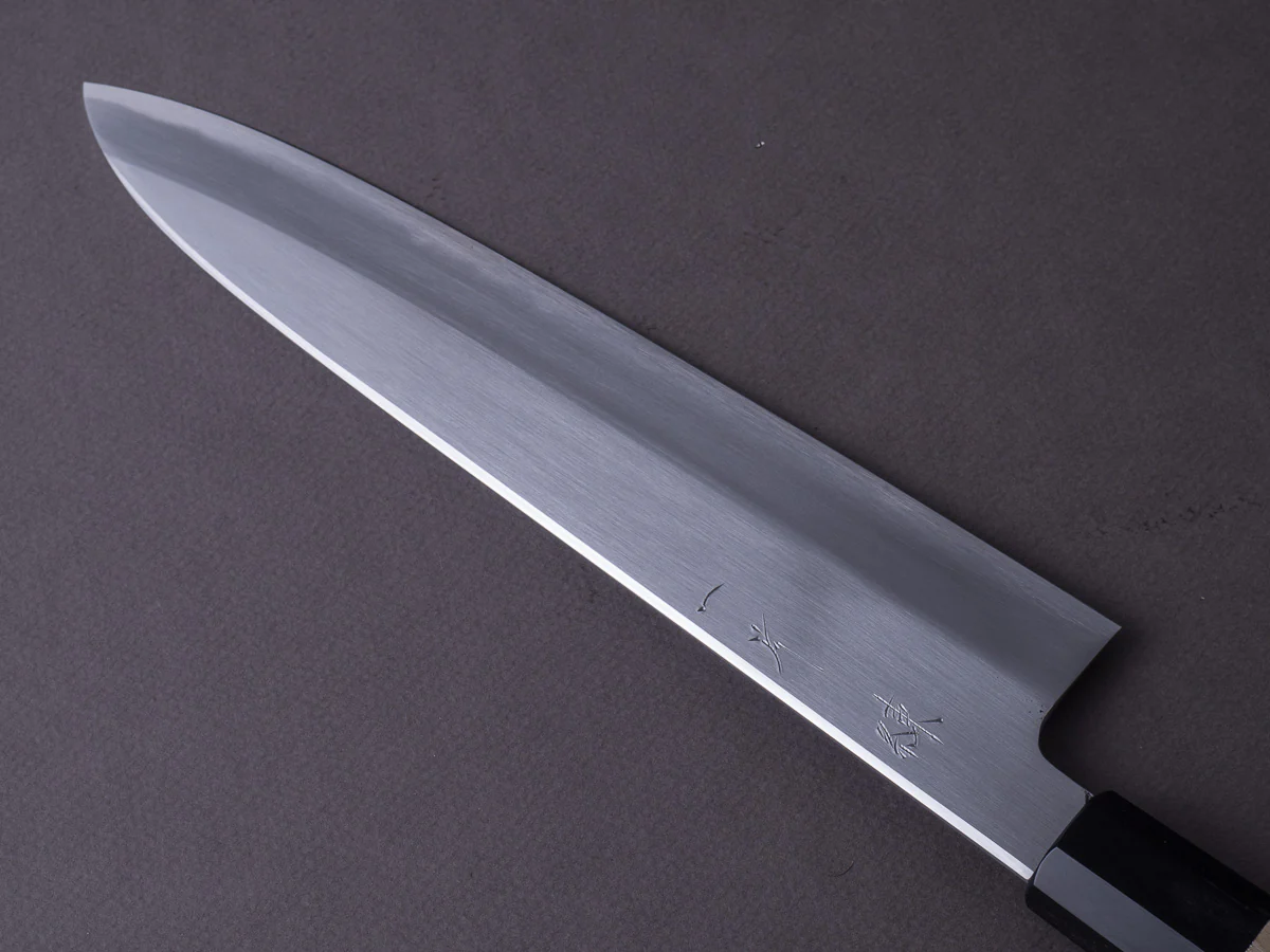 Hitohira - Kikuchiyo x Ren - White #2 - 240mm Gyuto - Ho Handle - Image 3