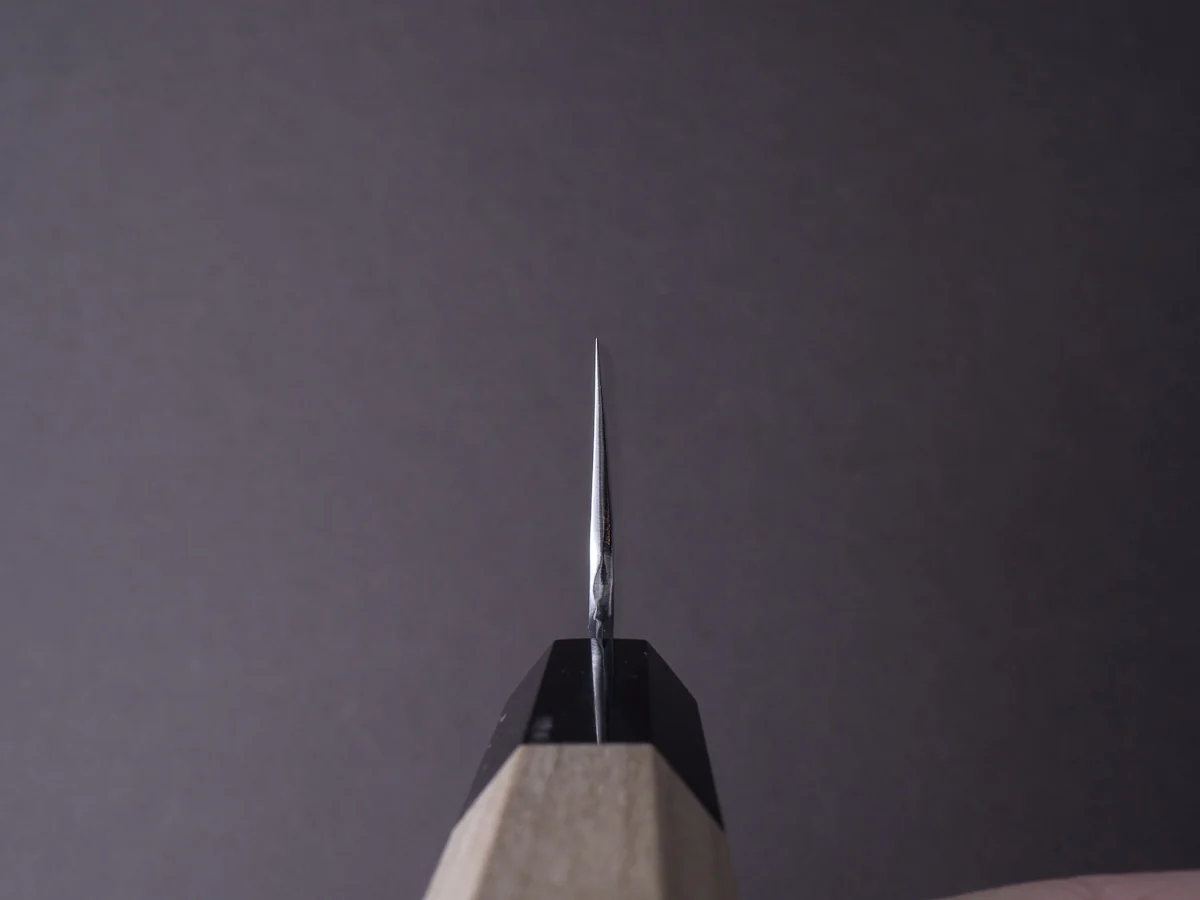 Hitohira - Kikuchiyo x Ren - White #2 - 240mm Gyuto - Ho Handle - Image 9