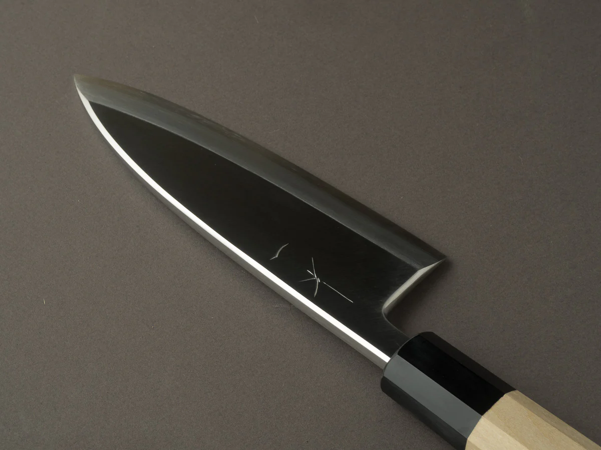 Hitohira - Kikuchiyo x Rikichi - Ginsan - Deba - 150mm - Ho Wood Handle - Saya - Image 3
