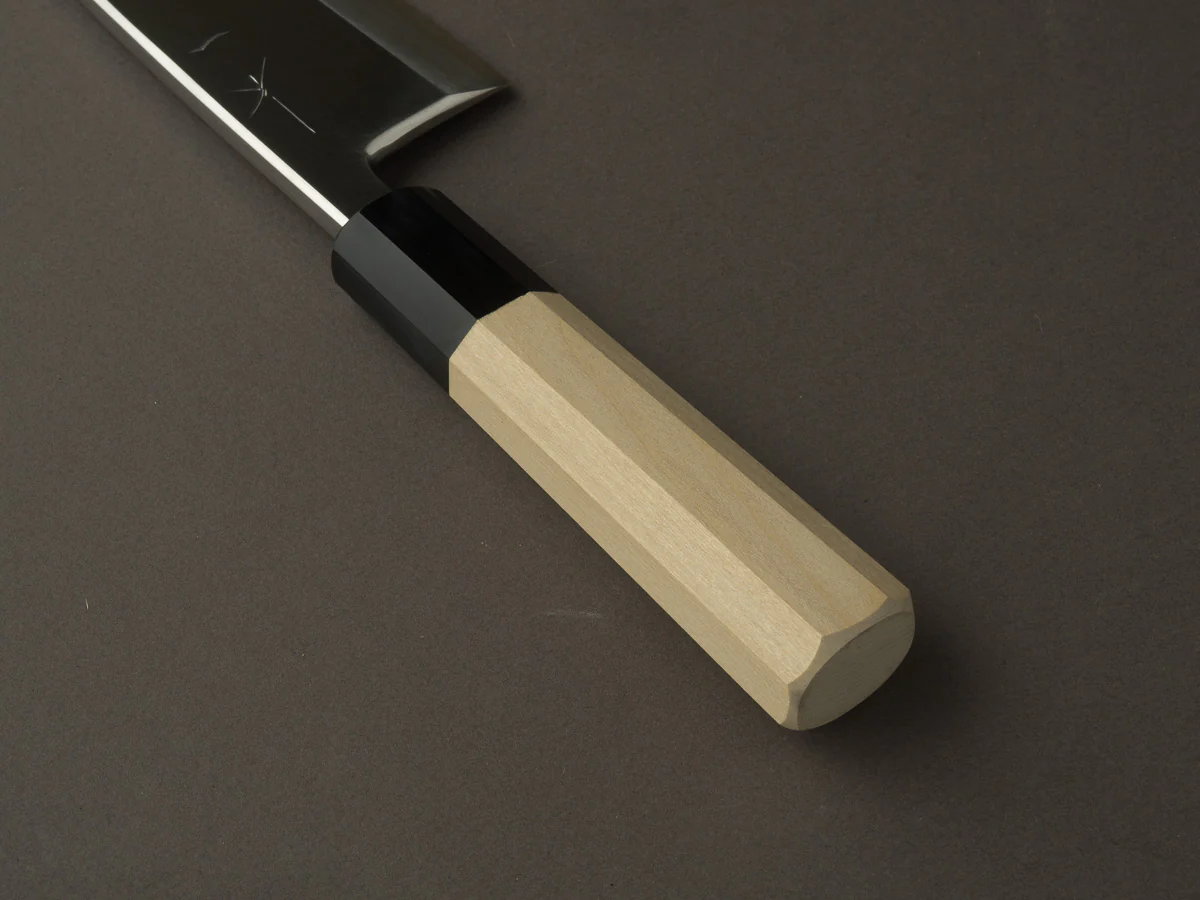 Hitohira - Kikuchiyo x Rikichi - Ginsan - Deba - 150mm - Ho Wood Handle - Saya - Image 5